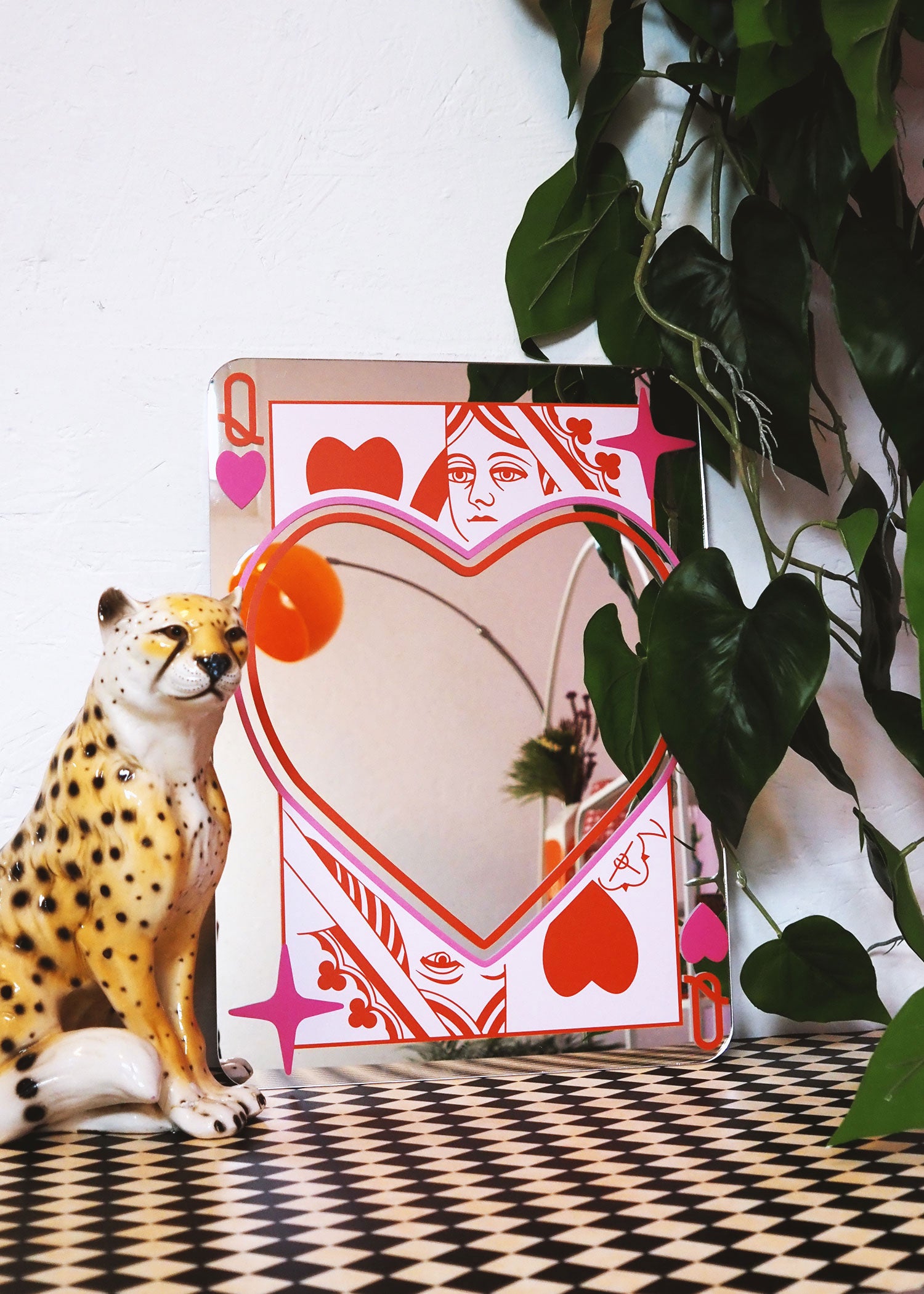 Queen of Hearts Mirror - Two sizes – PrintedWeird