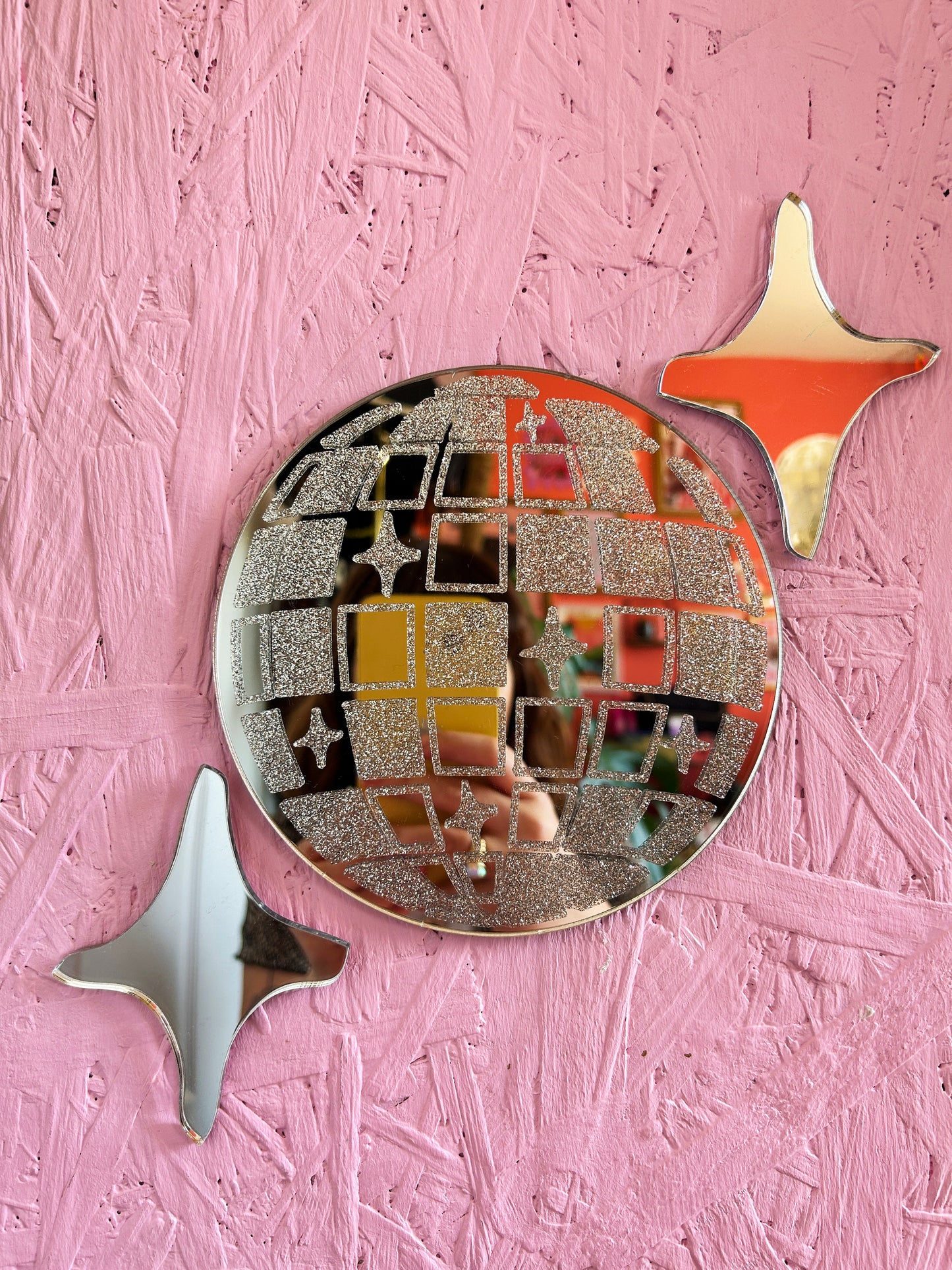 Sparkly Stars Mirror Set