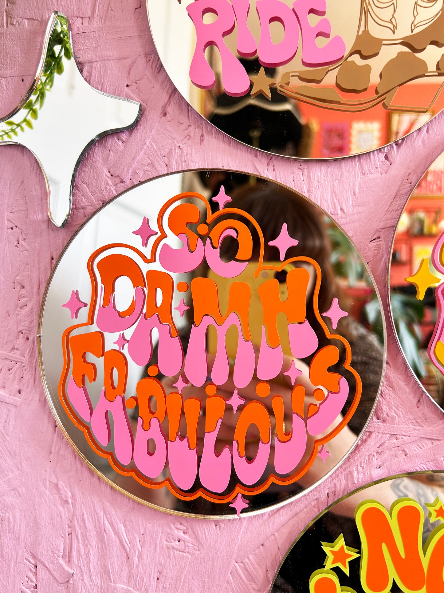 So Damn Fabulous Disc Mirror