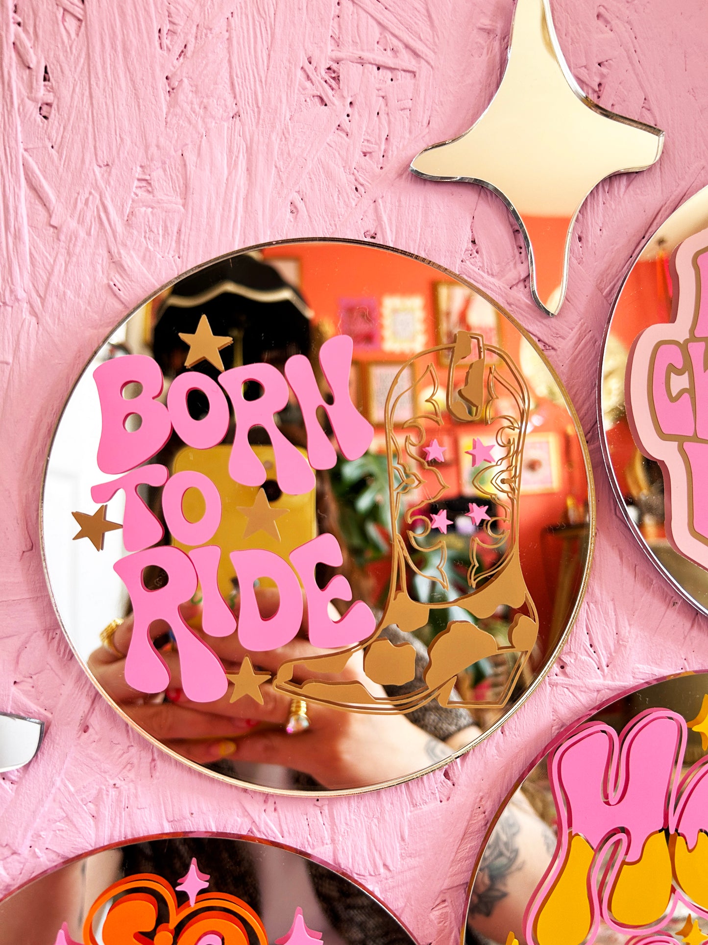 Sparkly Stars Mirror Set