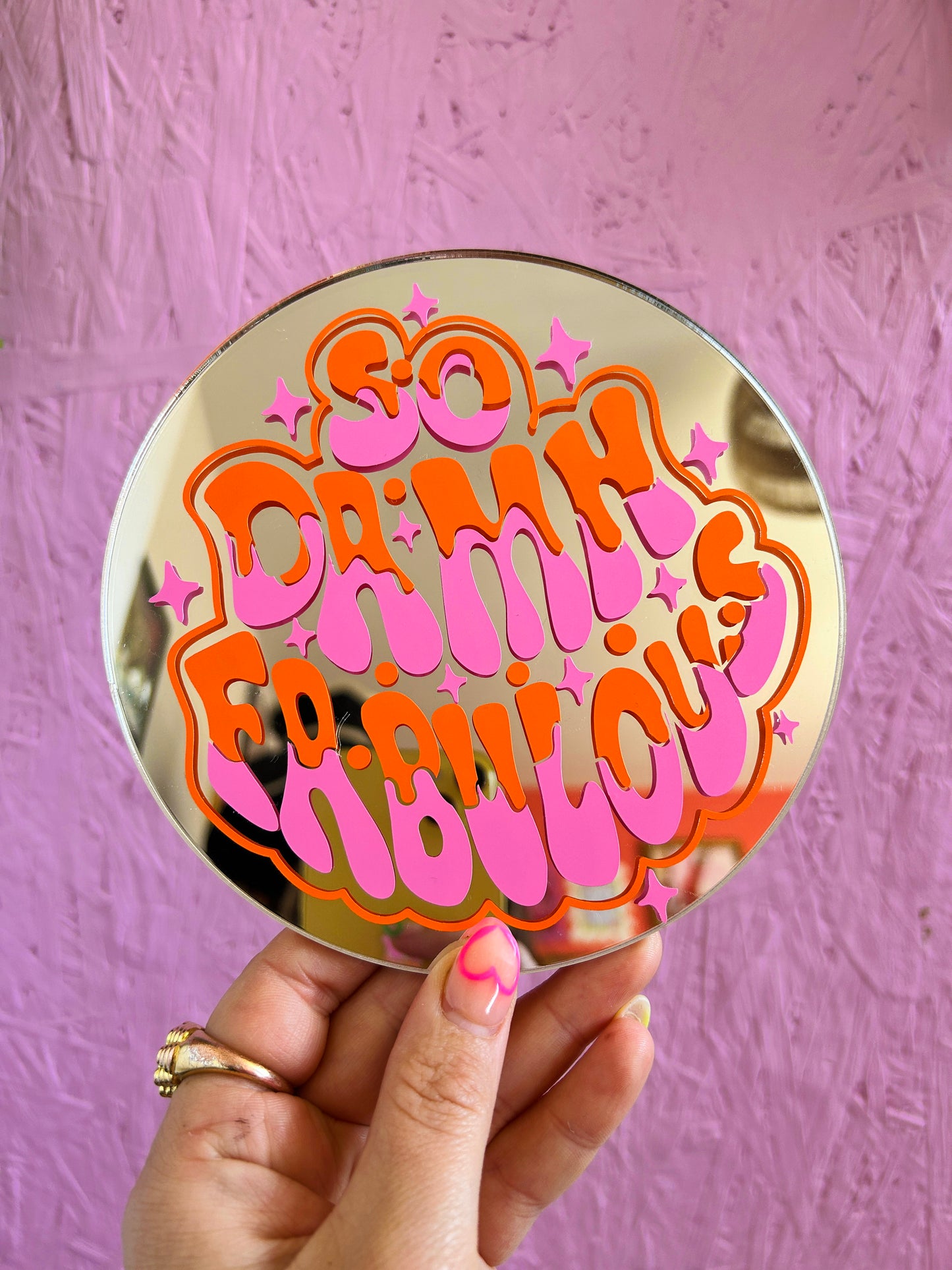So Damn Fabulous Disc Mirror