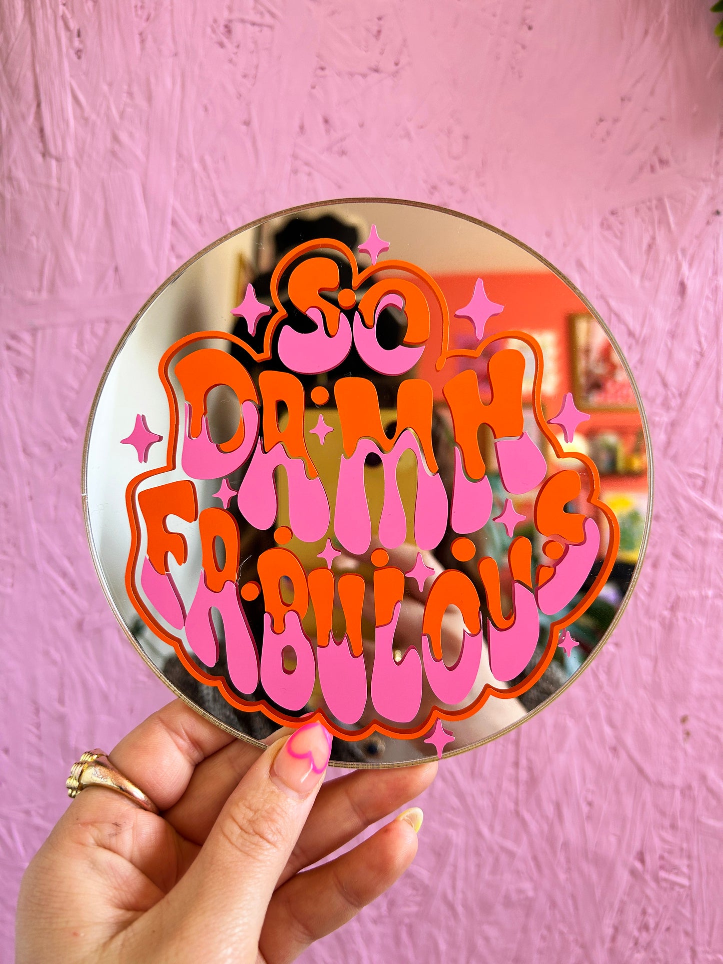 So Damn Fabulous Disc Mirror