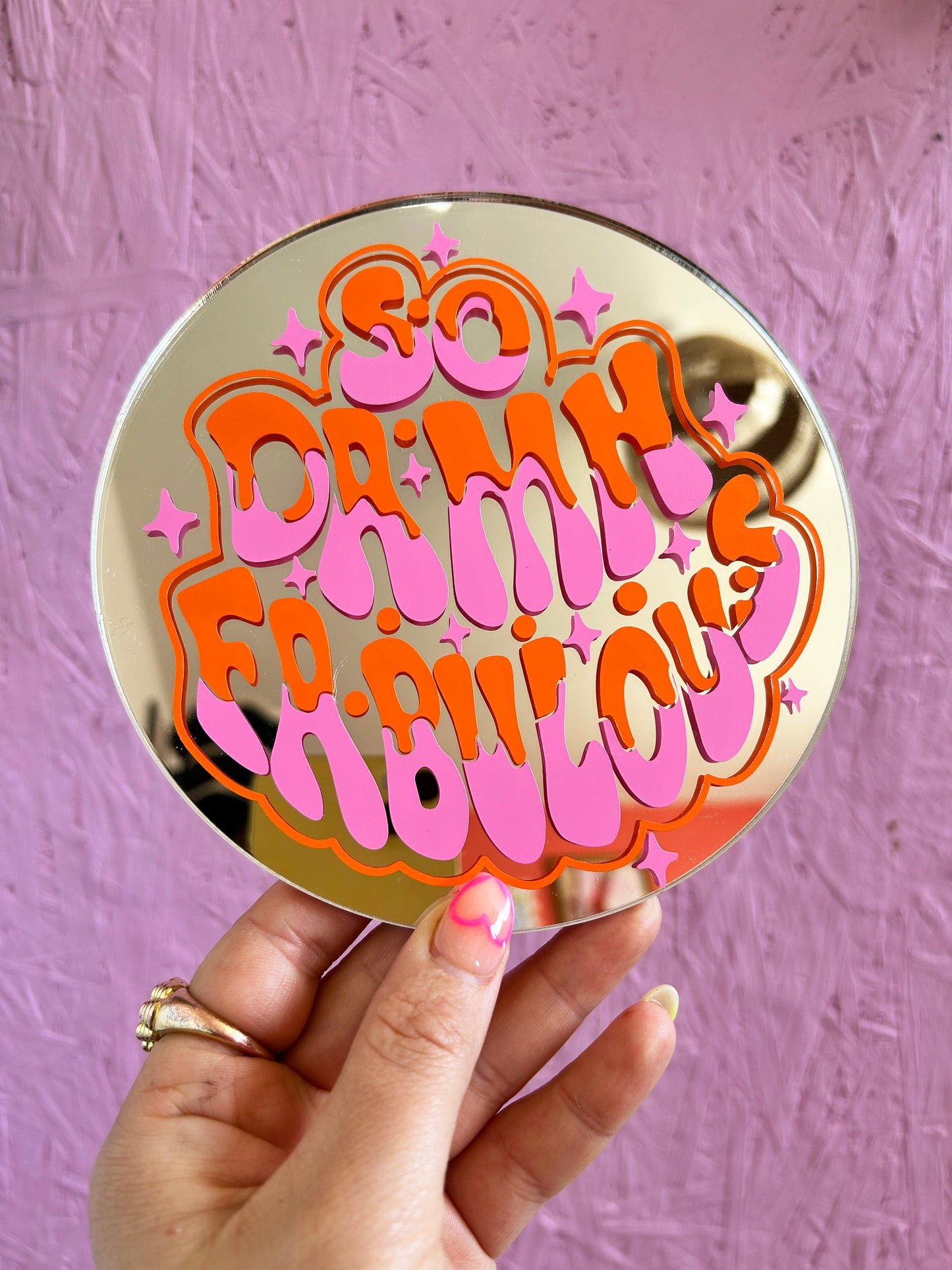 So Damn Fabulous Disc Mirror