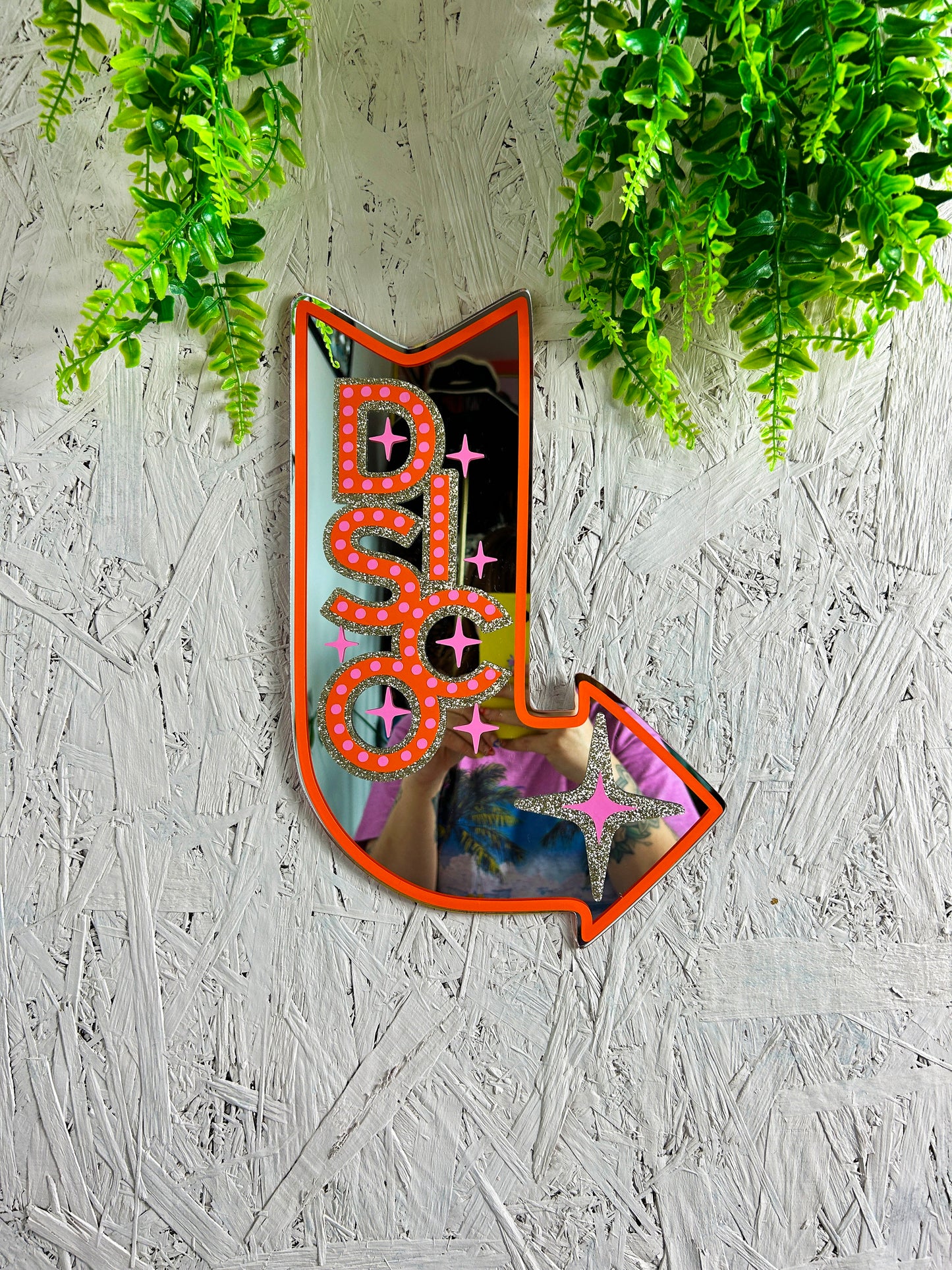 DISCO Motel Sign Mirror