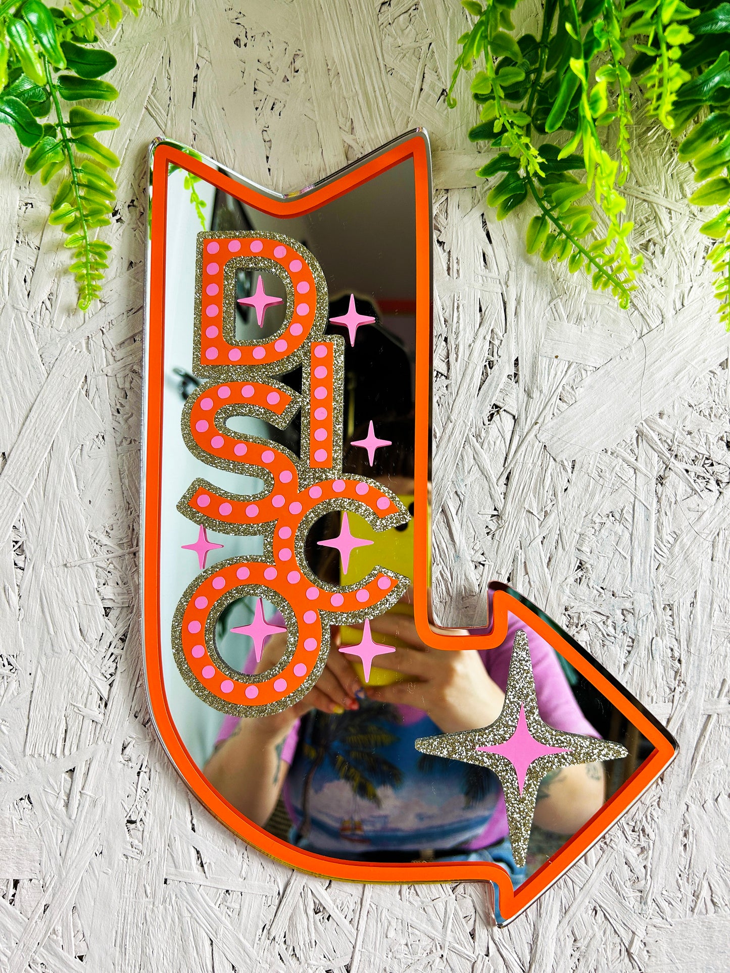 DISCO Motel Sign Mirror