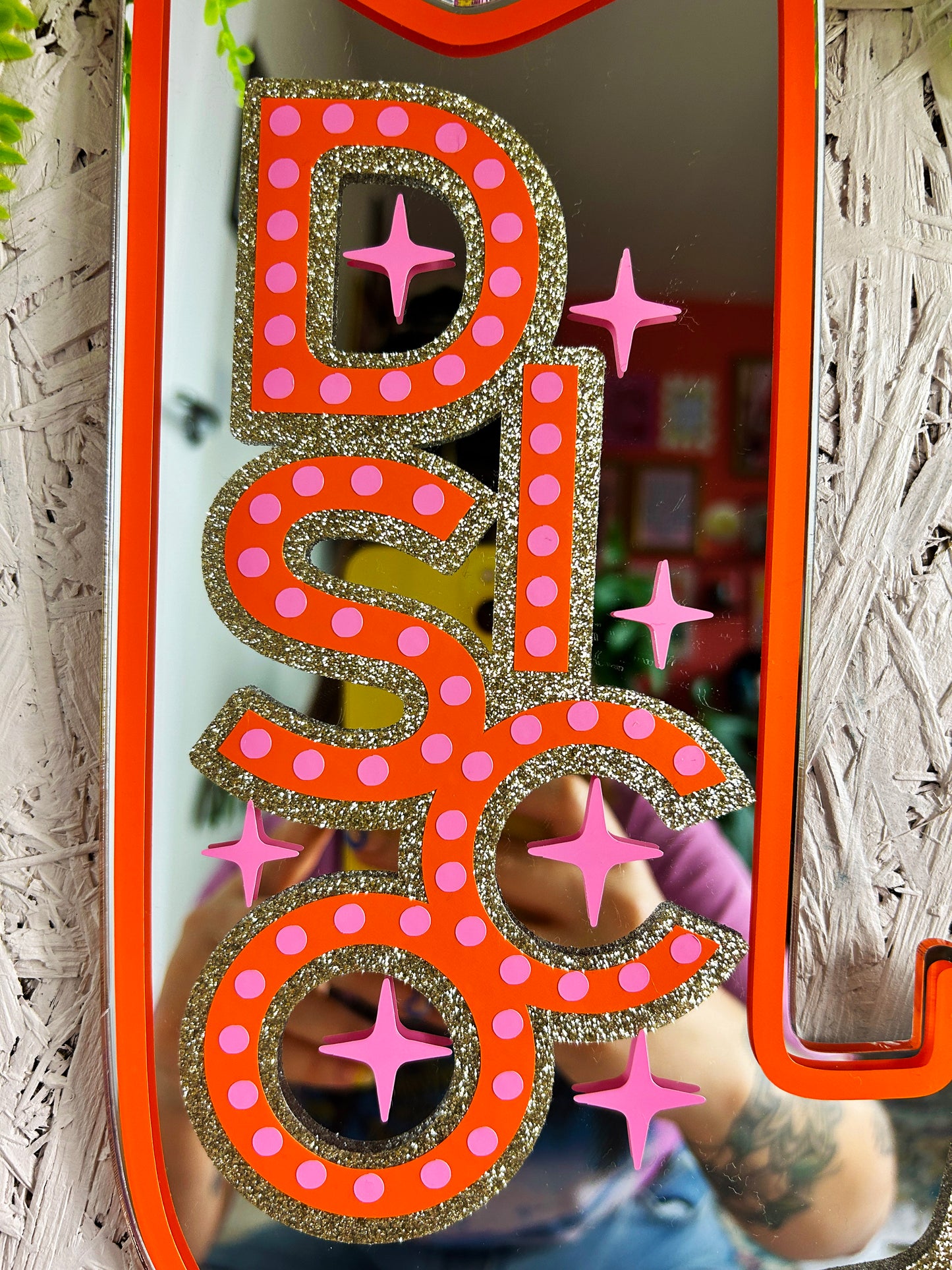 DISCO Motel Sign Mirror