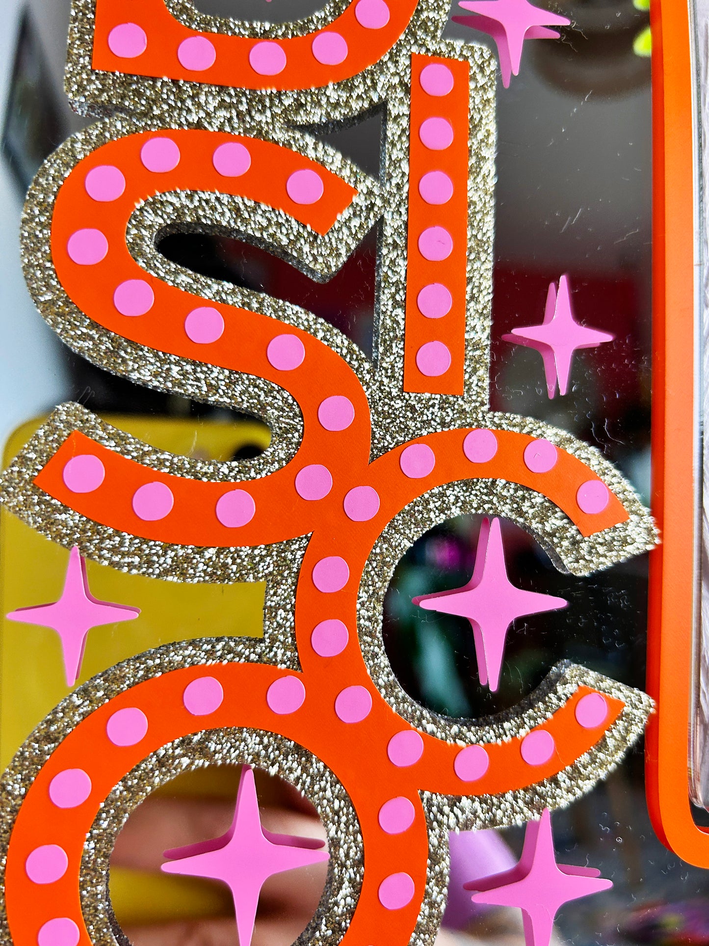 DISCO Motel Sign Mirror