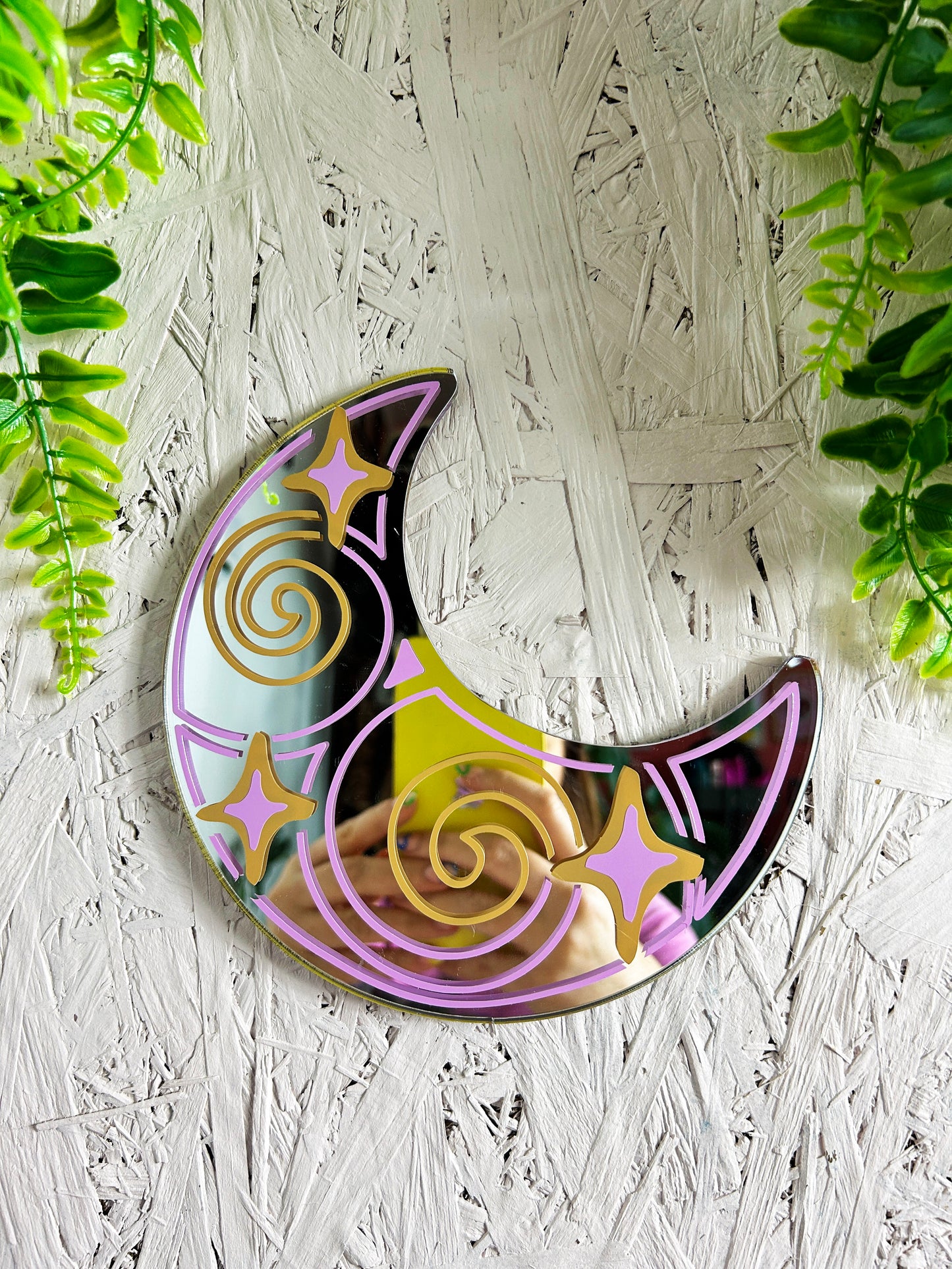 Groovy Moon Mirror