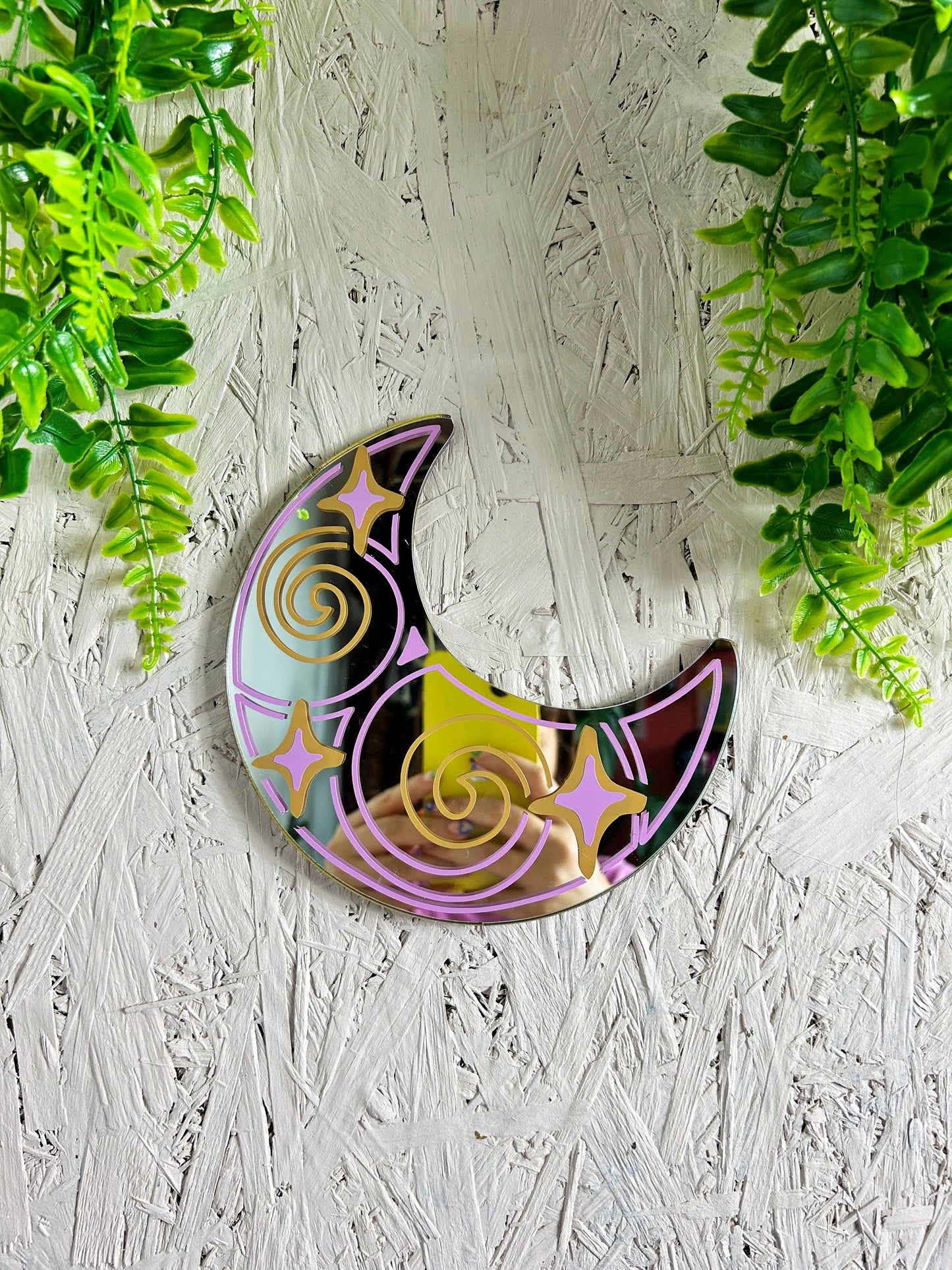 Groovy Moon Mirror