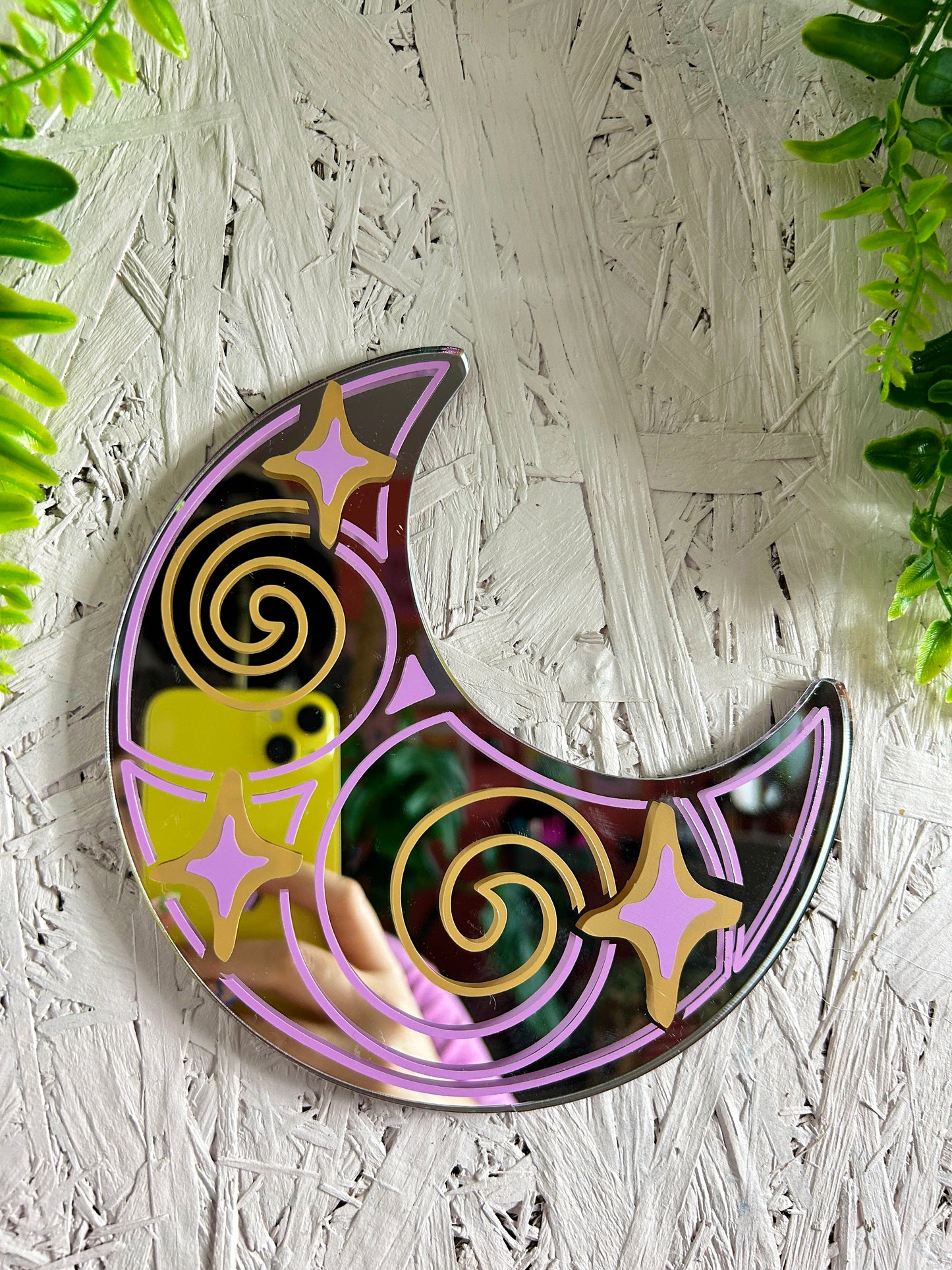 Groovy Moon Mirror