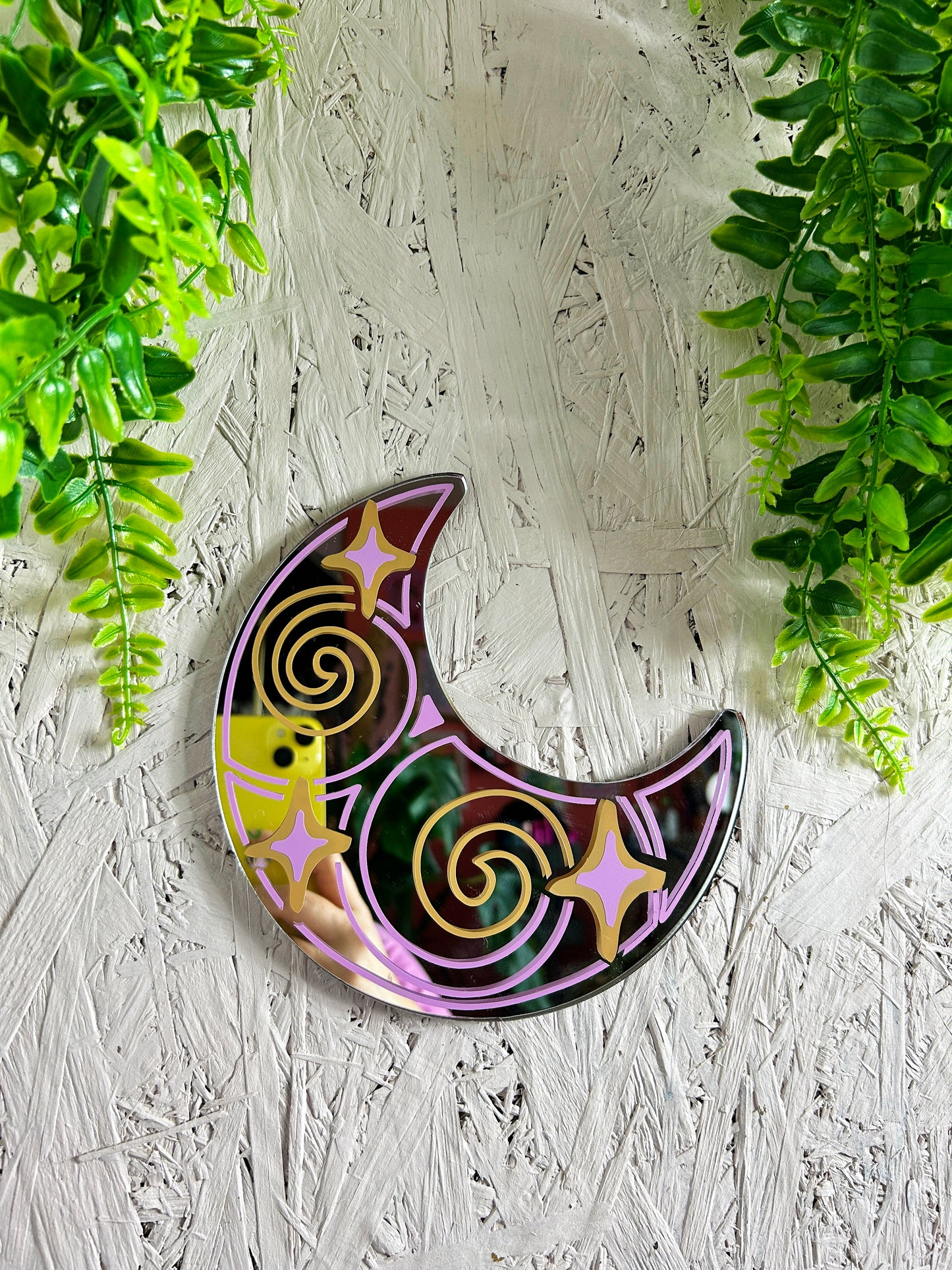 Groovy Moon Mirror