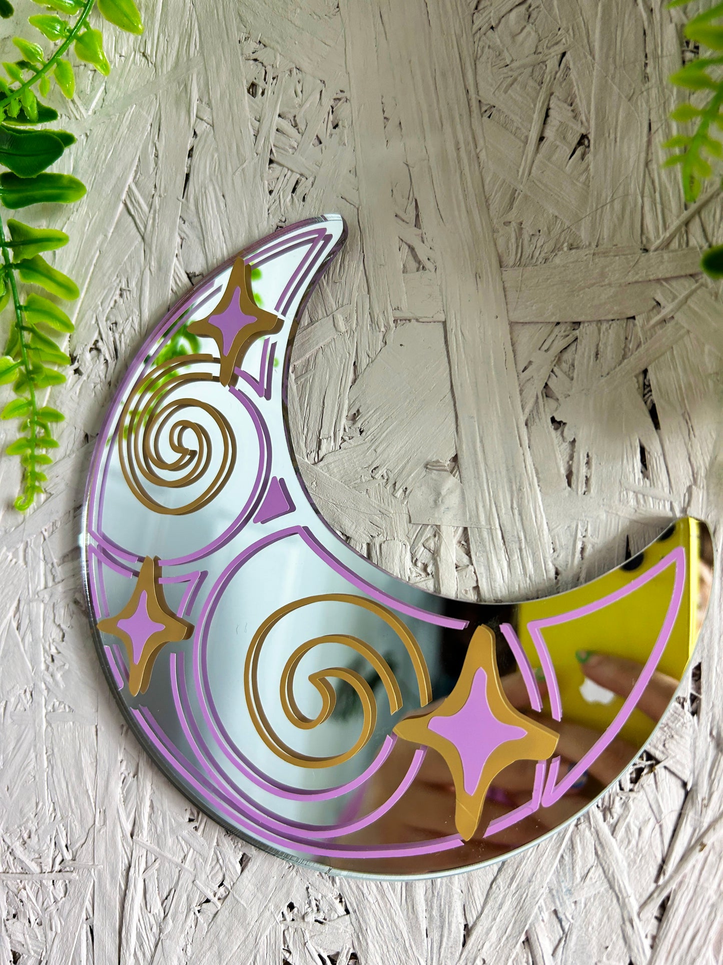 Groovy Moon Mirror