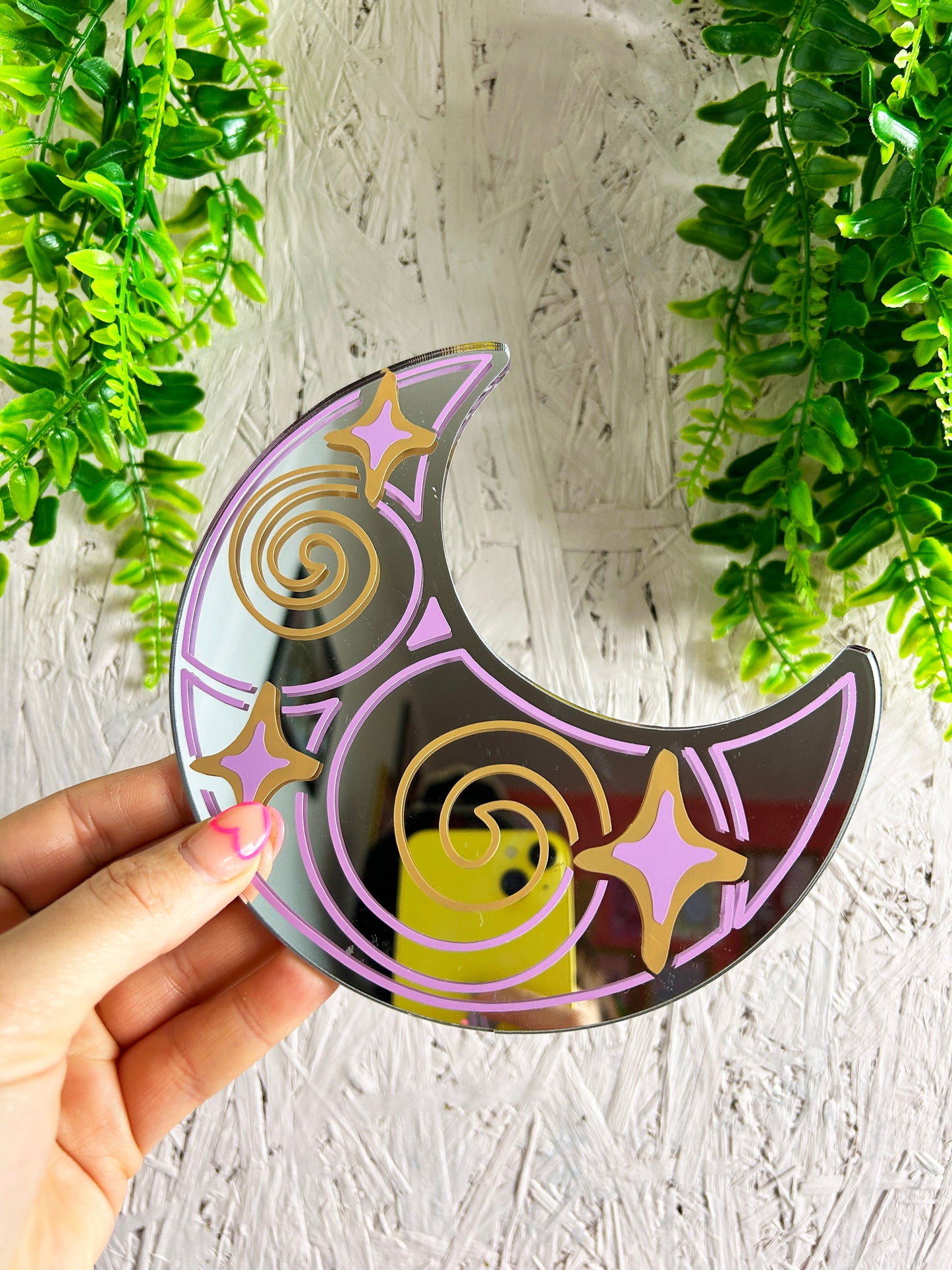 Groovy Moon Mirror