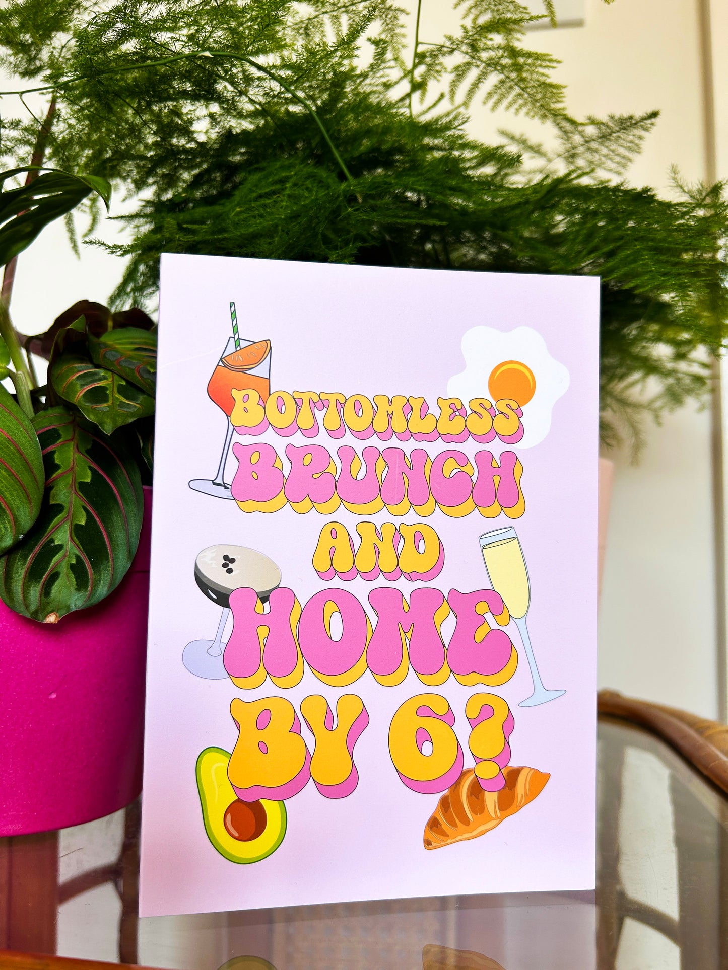 Bottomless Brunch Greeting Card