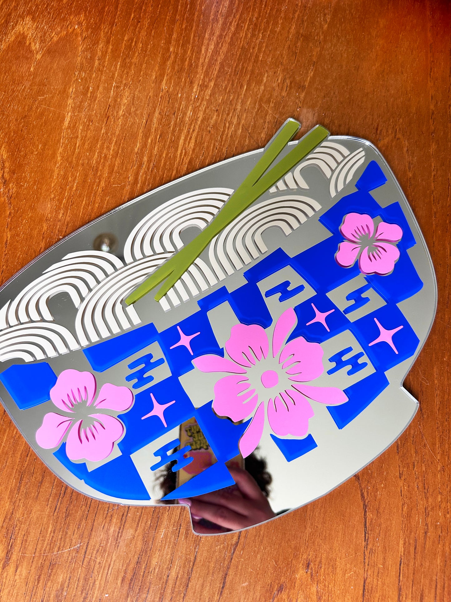 Ramen Noodle Bowl Mirror