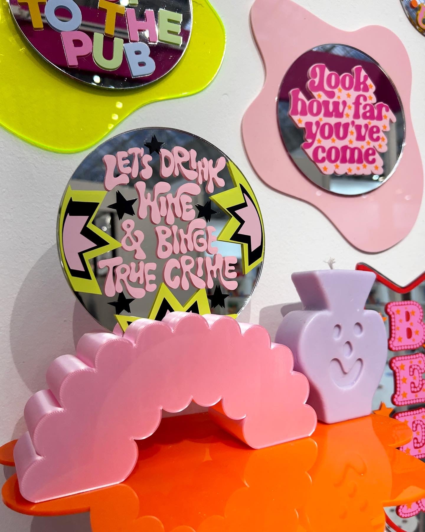 Drinkin' Wine & Watching True Crime Mirror