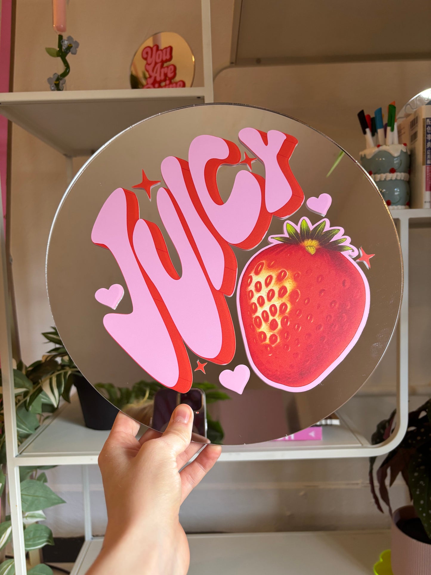 30cm Circle Mirror - Juicy