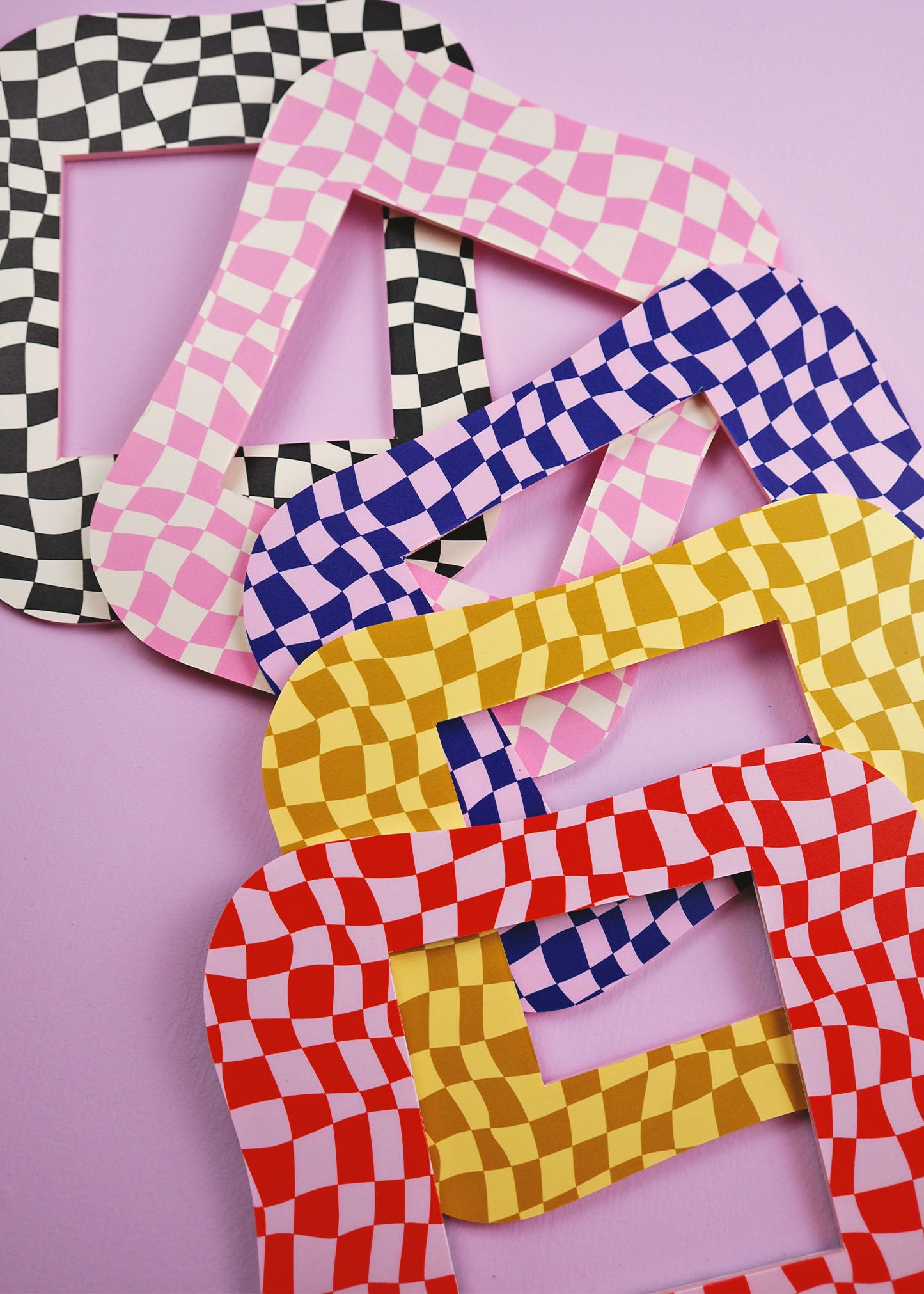 Green & Blue Checkerboard Square Blob Lightswitch Cover