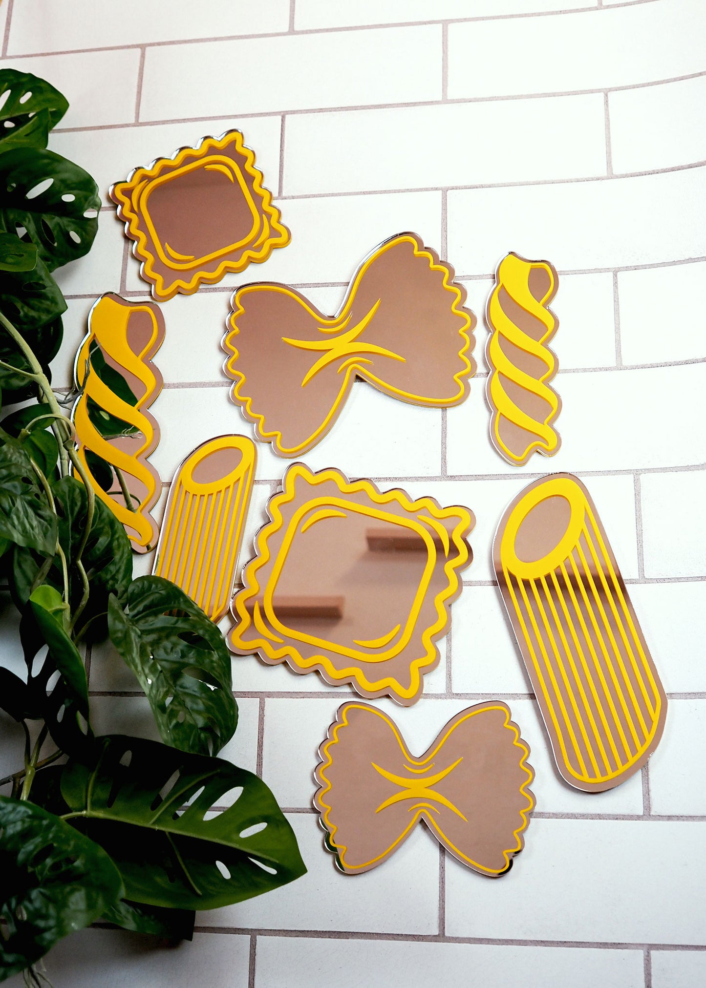 Small Pasta Mirror Bundle Set