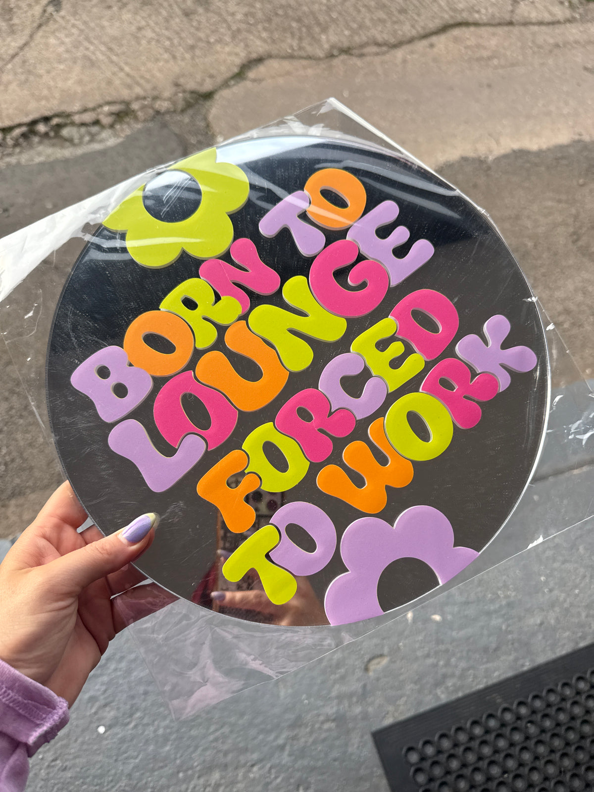 30cm Circle Mirror - Born to lounge
