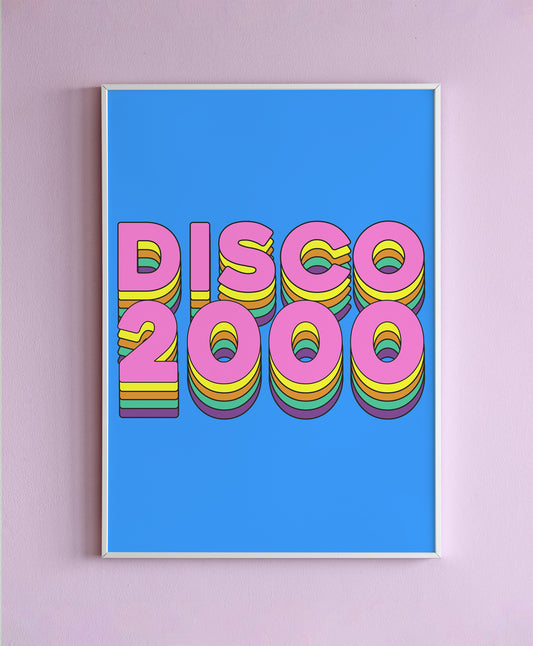 DISCO 2000 Wall Print