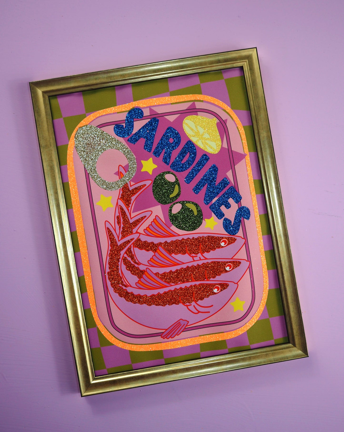 Sardines Fabric Print