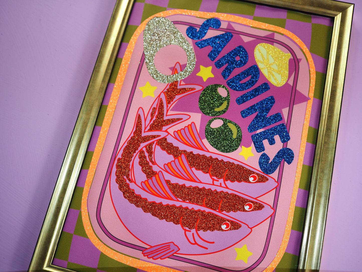 Sardines Fabric Print