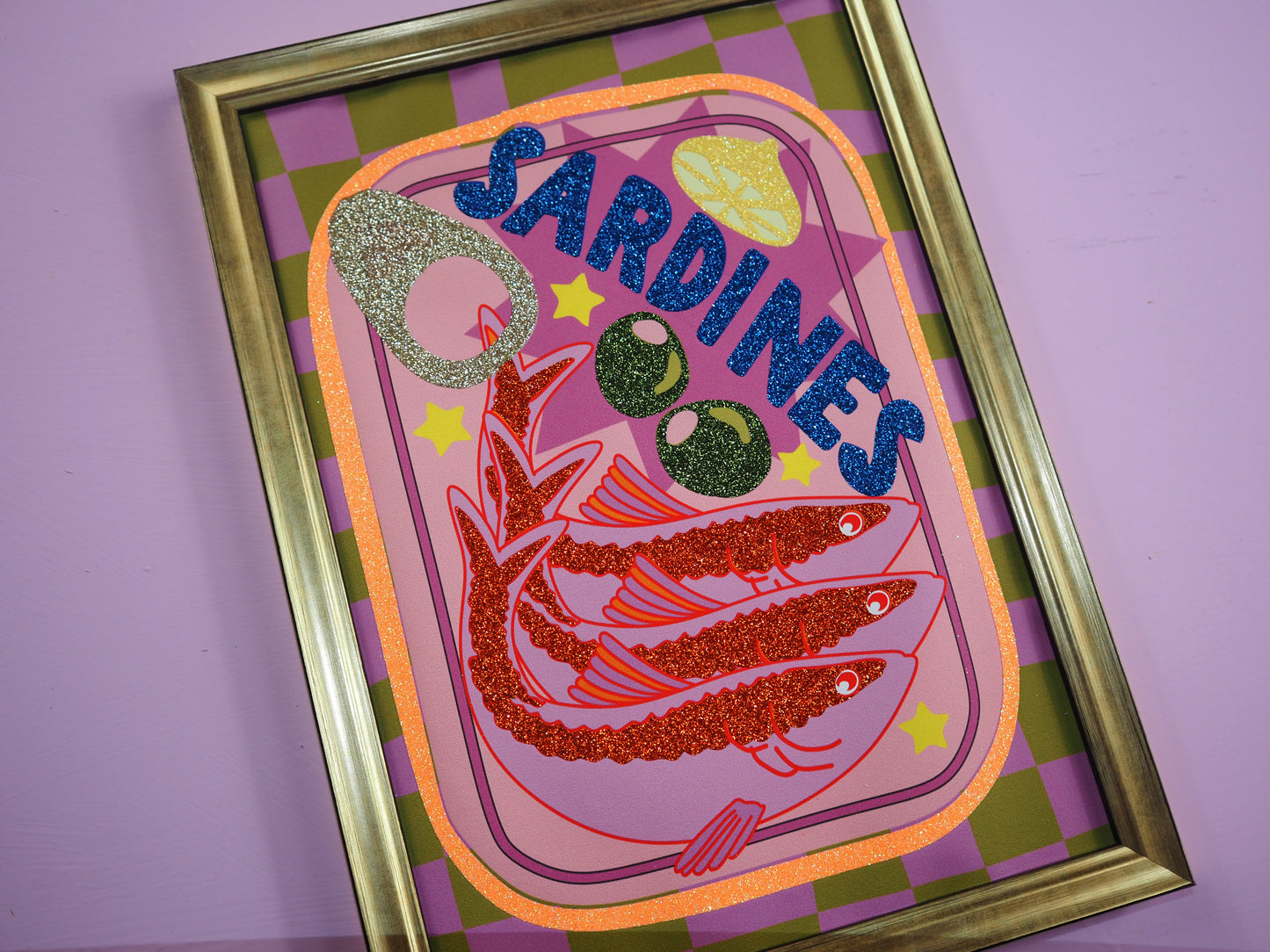 Sardines Fabric Print