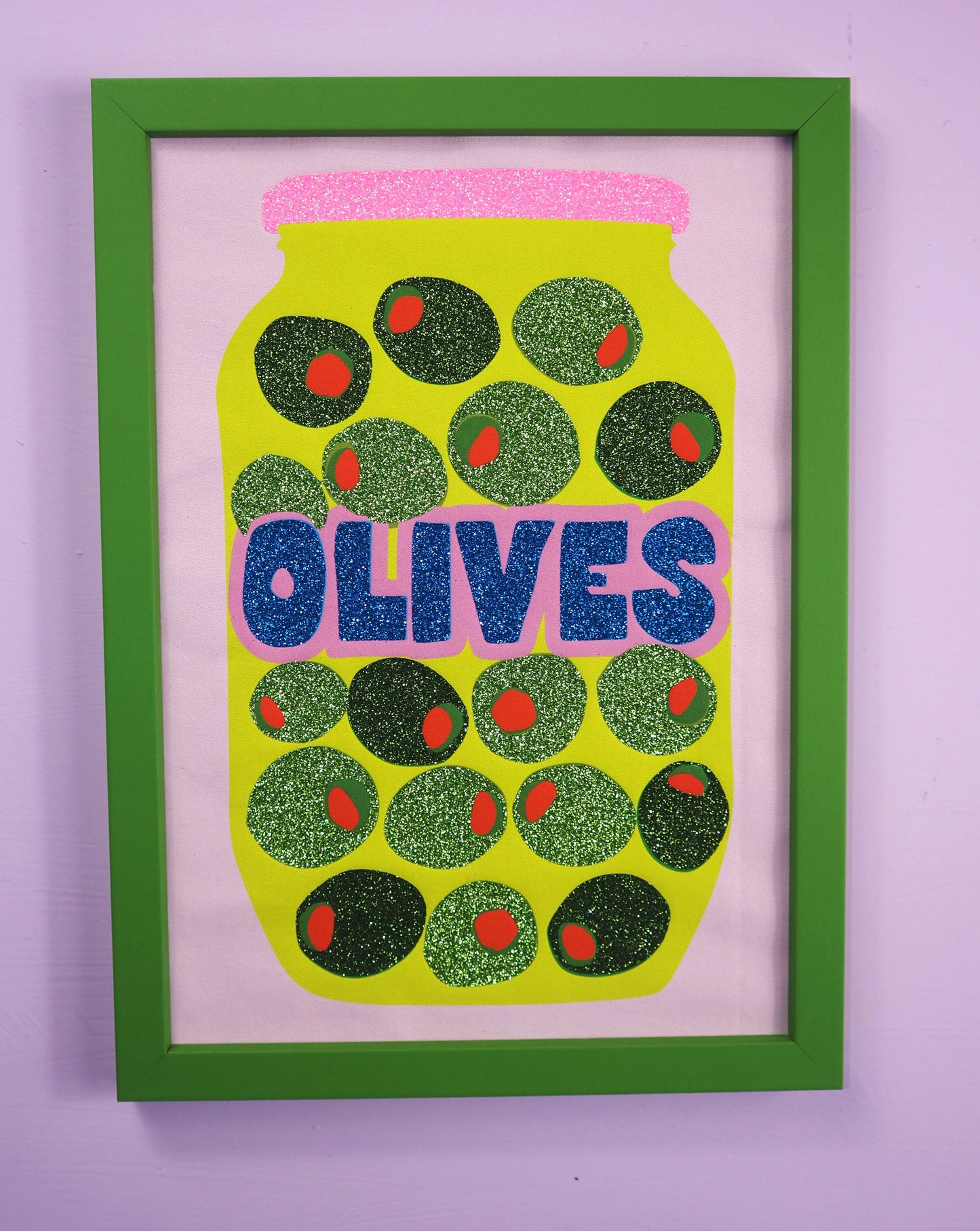 Green Wooden Frame
