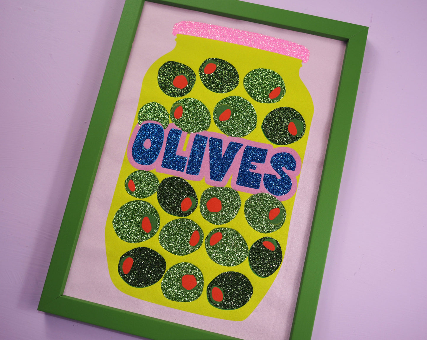 Green Wooden Frame