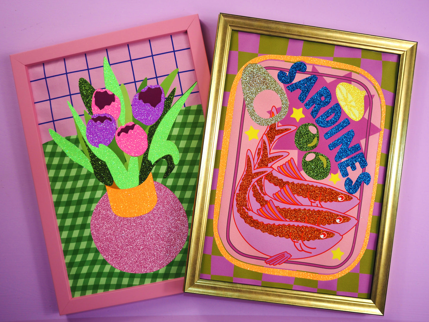 Sardines Fabric Print