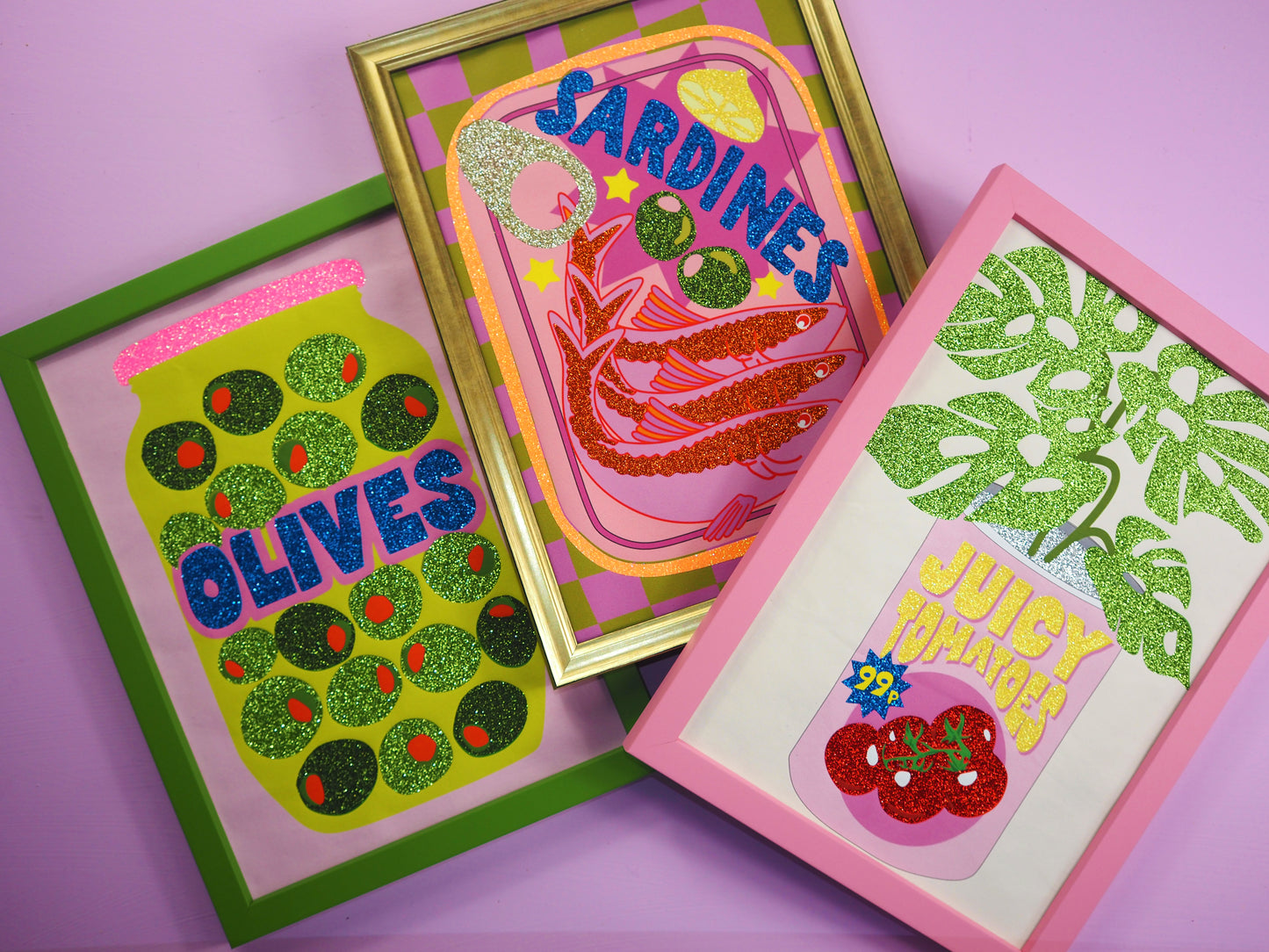 Sardines Fabric Print