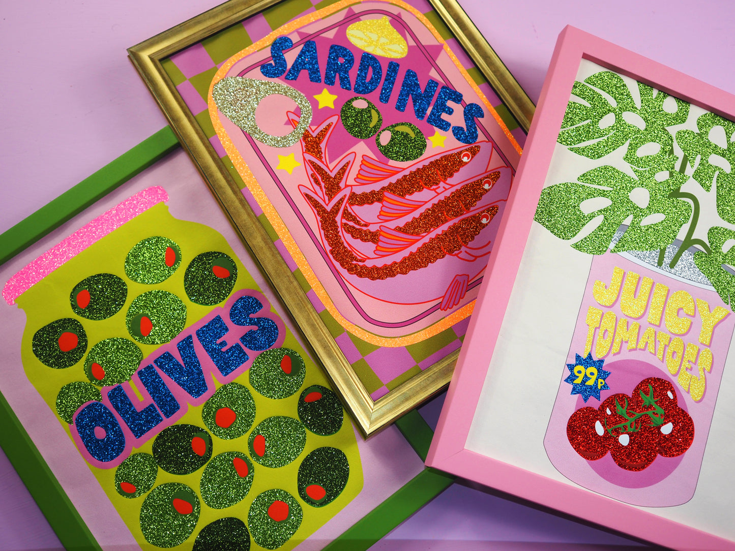 Sardines Fabric Print