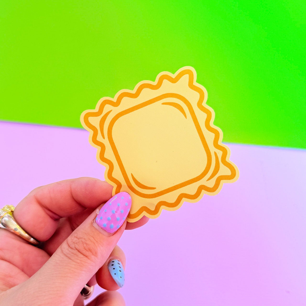 Ravioli Pasta Sticker - WS