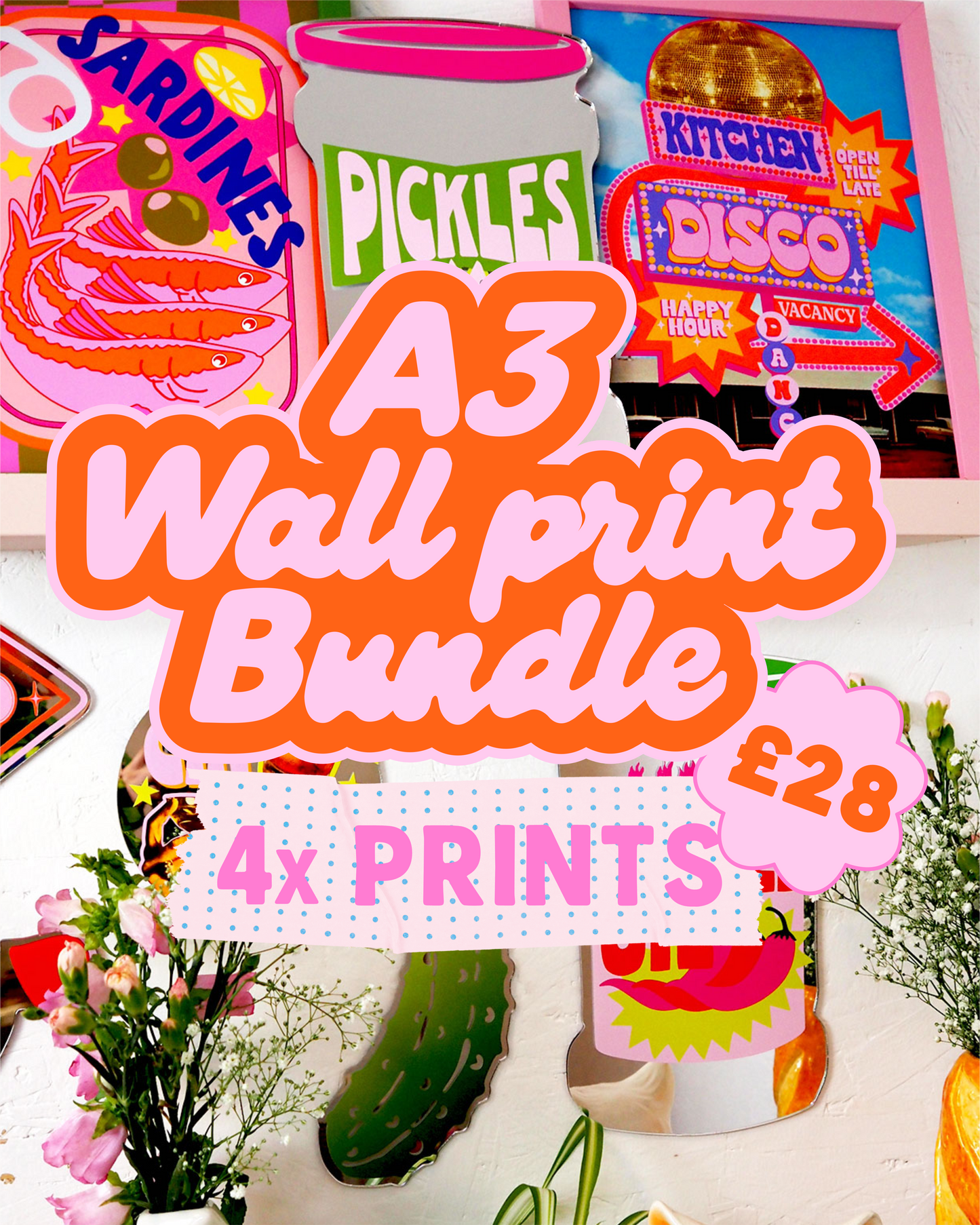 A3 Wall Print Bundle - Seconds Sale