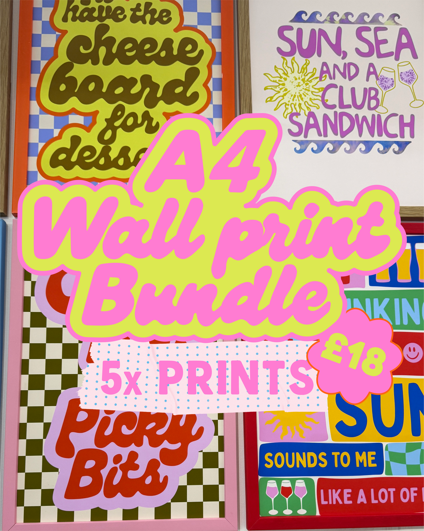 A4 Wall Print Bundle - Seconds Sale