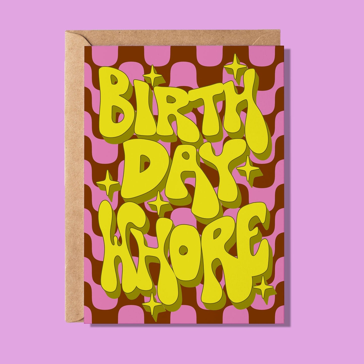 Birthday Whore Greeting Card
