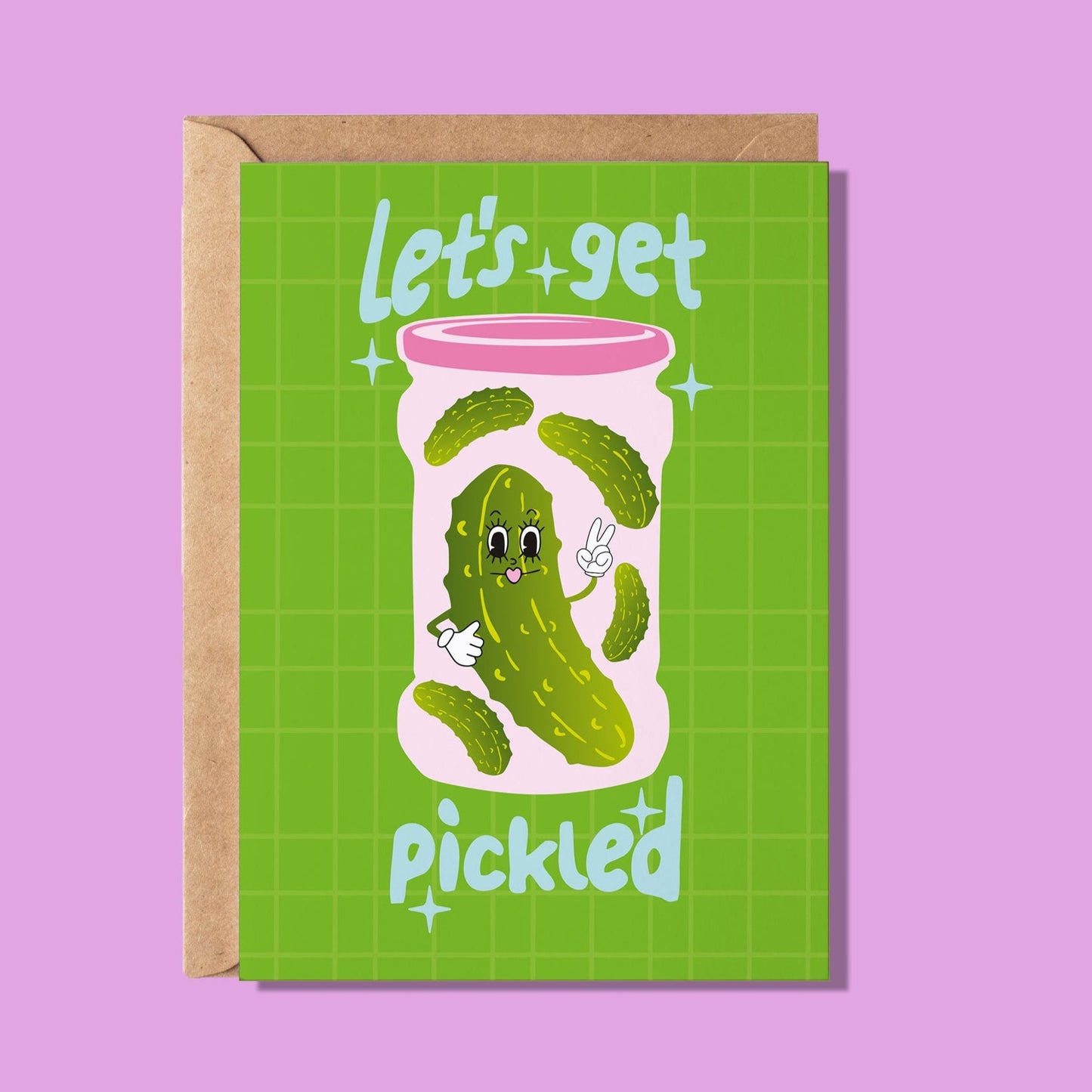 Let's Get Pickled Greeting Card - WS
