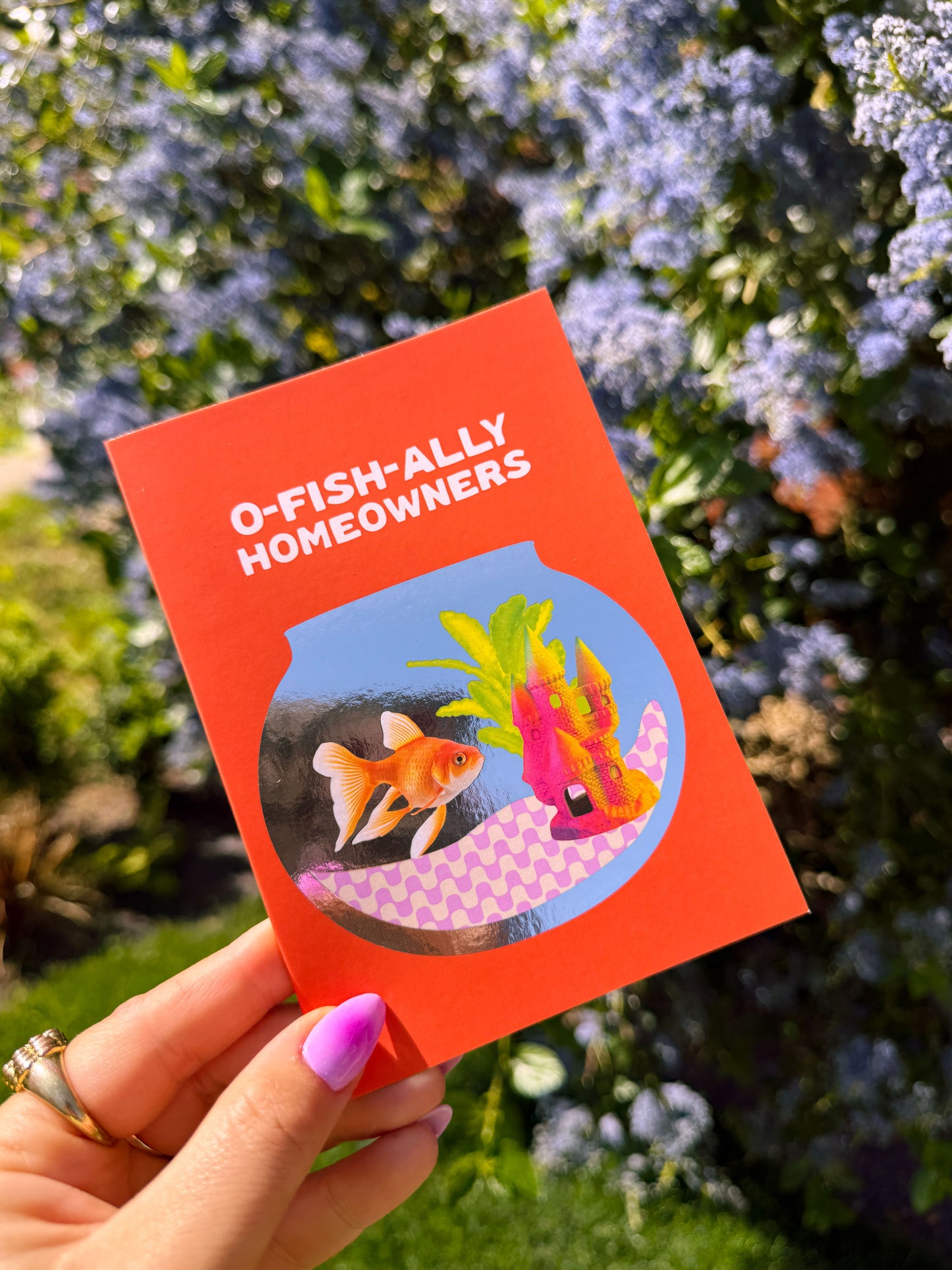 O-Fish-Ally Homeowners Foil Greeting Card WS