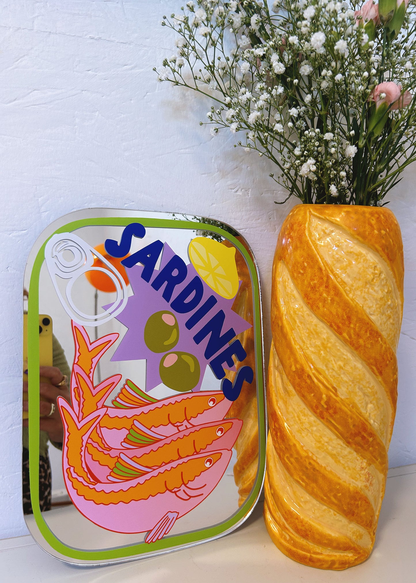 Sardines Tin Mirror