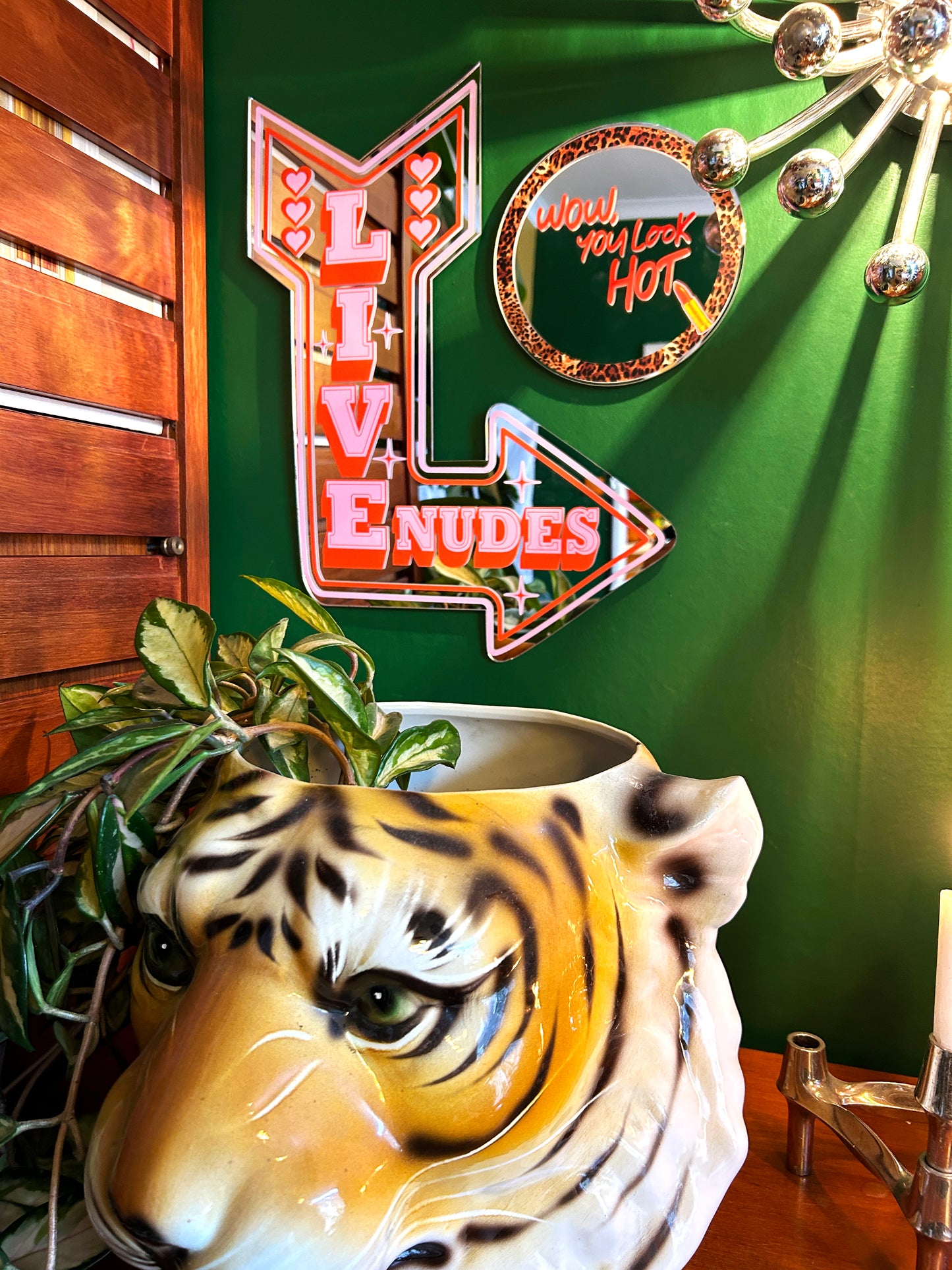 Live Nudes Retro Arrow Mirror