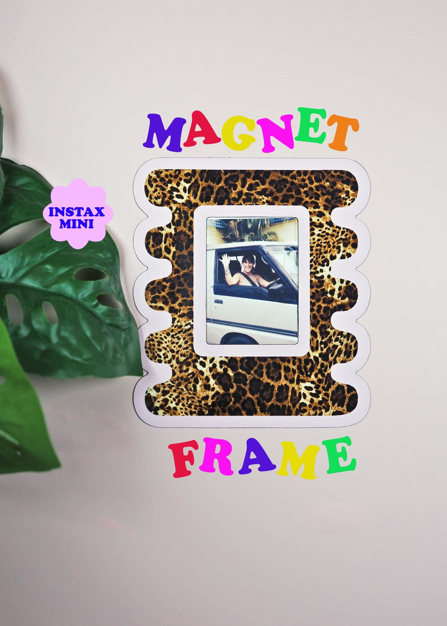 Leopard Print Instax Mini Magnetic Frame