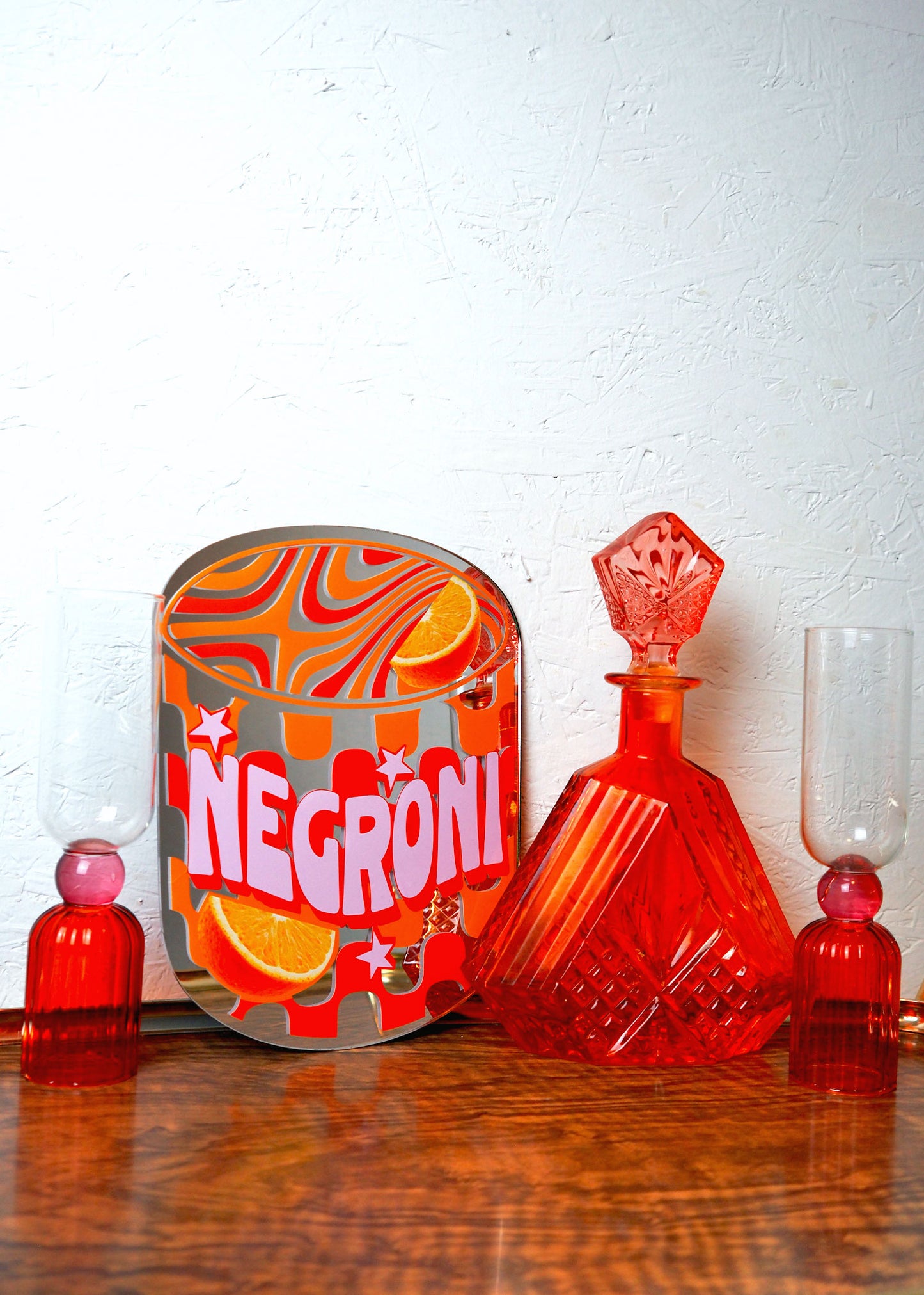 Negroni Cocktail Mirror