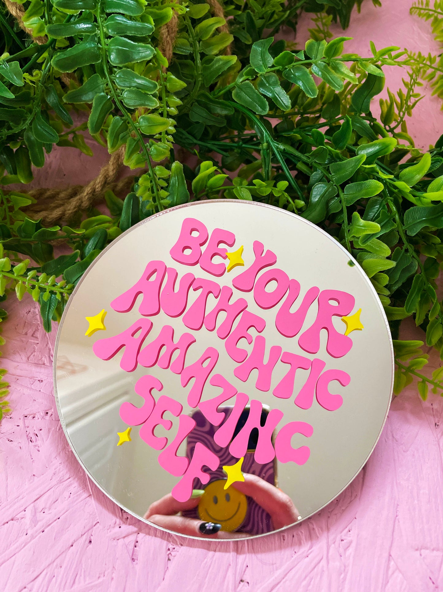 Authentic Self Disc Mirror - PrintedWeird