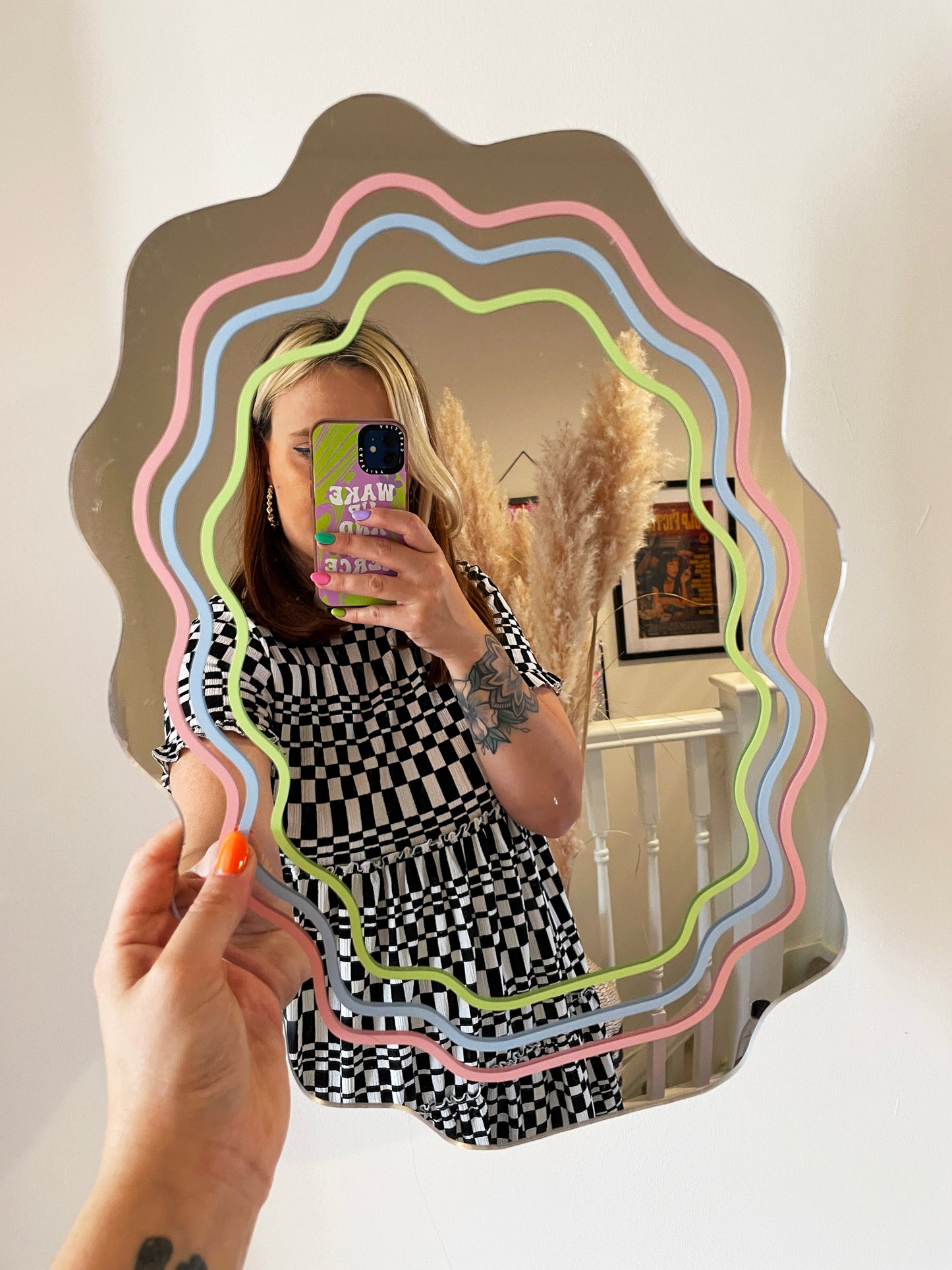 Pastel Wavy Mirror - PrintedWeird
