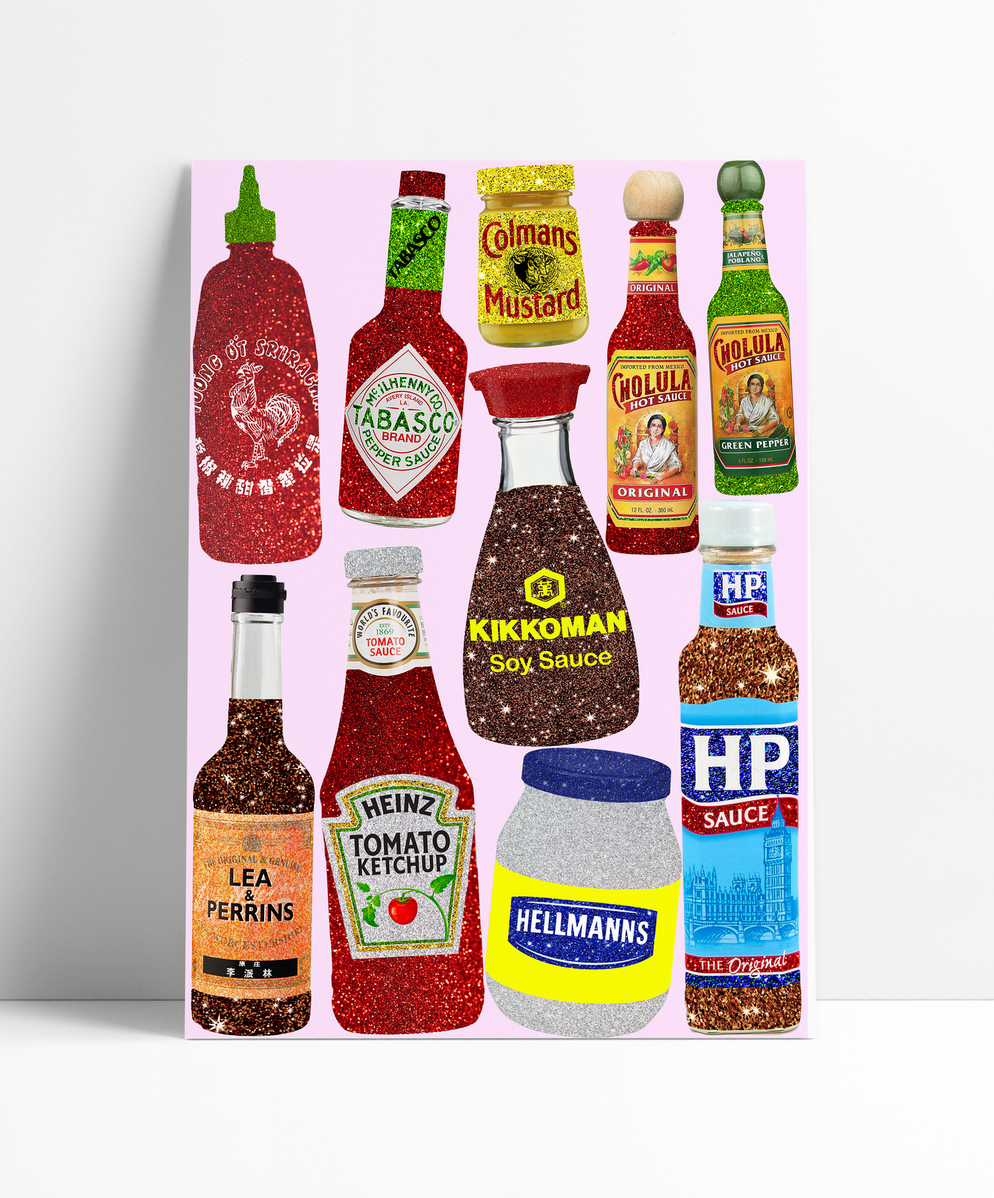 CLASSIC Glitter Sauce Wall Print - PrintedWeird