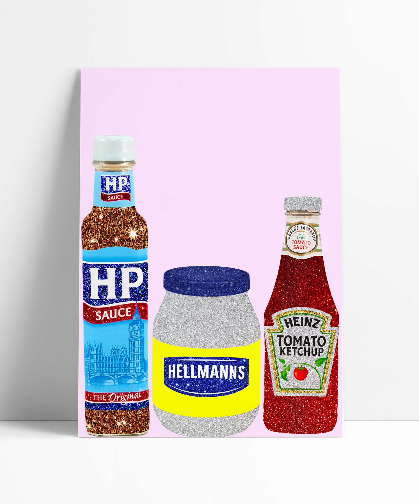 The Classic Sauce Trio Wall Print