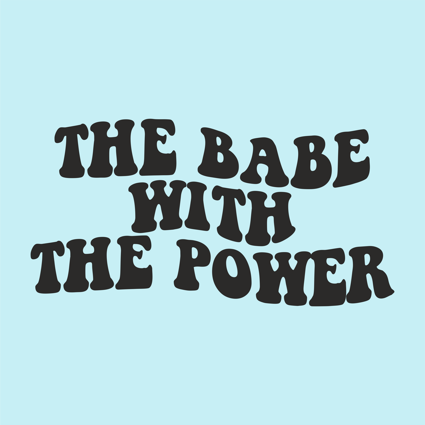 The Babe With The Power Vinyl Sticker - PrintedWeird