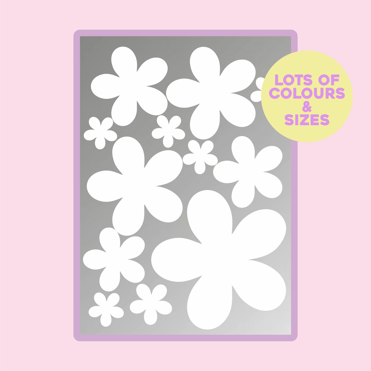 Daisy Flower Bundle Pack Vinyl Sticker