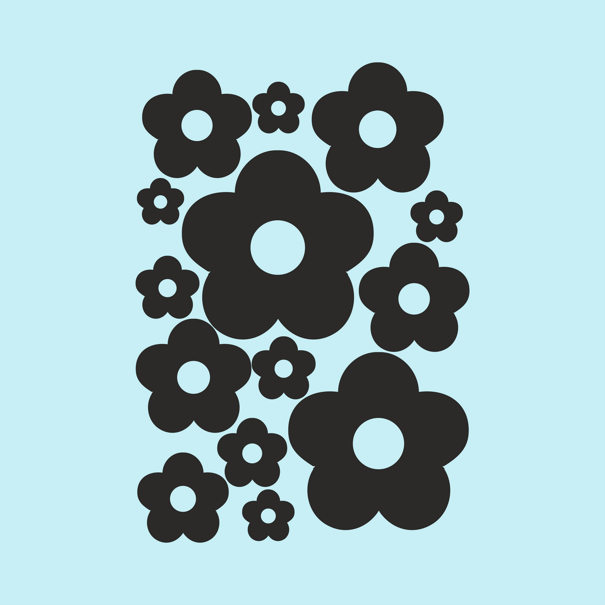 Ditzy Flower Bundle Pack Vinyl Sticker